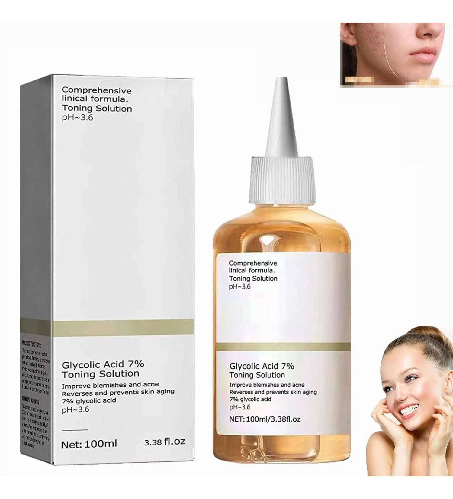 Glycolic Acid 7% Toning Solution Glycolic Acid Toner Glycolic Acid 7% Toning Resurfacing Solution Moisturize & Strengthen Skin Exfoliating Glycolic Acid 7% Toning Solution - Buy Online on SooperMarket.com
