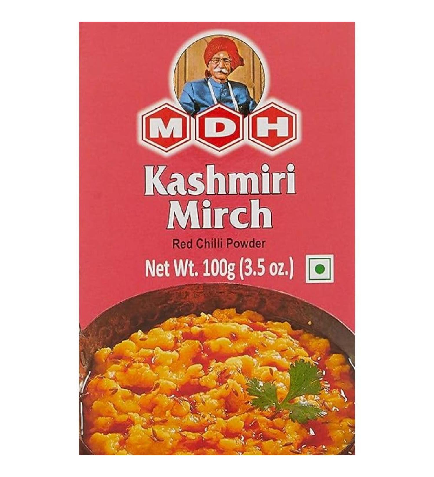MDH Kashmiri Mirch Masala 100g - Authentic Indian Spice Blend - Buy Online on SooperMarket.com