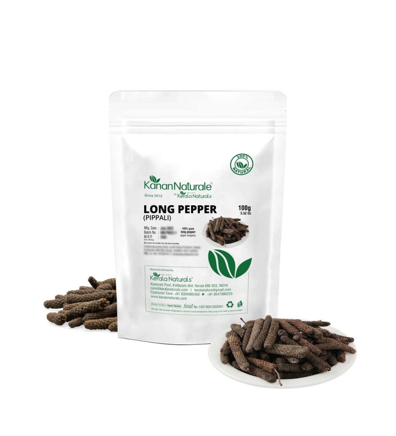 Kerala Naturals Long Pepper 100gm - Buy Online on SooperMarket.com