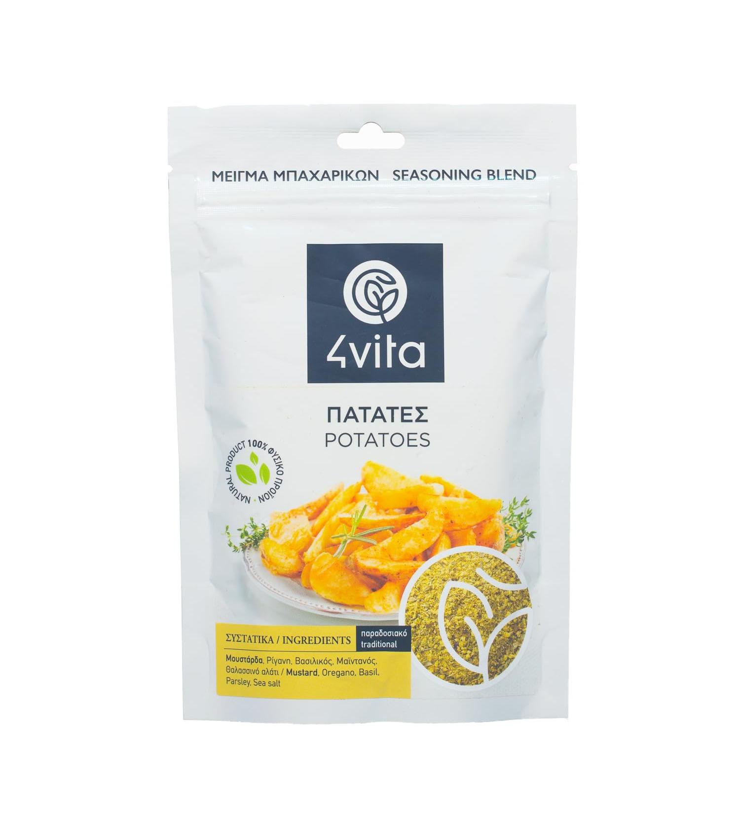 4Vita Potatoes Seasoning Mix 75g - Buy Online on SooperMarket.com