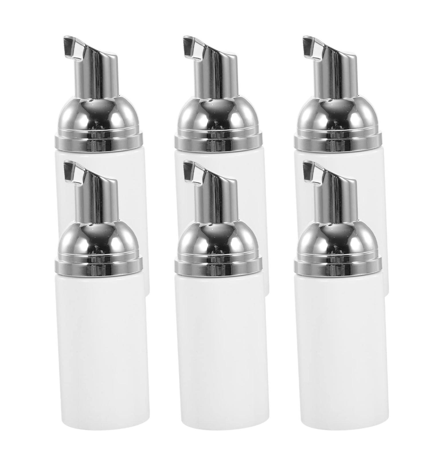 Beaupretty Airless Bottles Plastic Foam Dispenser Bottle Refillable Foaming Soap Dispenser Bottle Airless Lotion Bottle for Travel 6pcs(Sliver) Plastic Foam Dispenser Bottle - Buy Online on SooperMarket.com