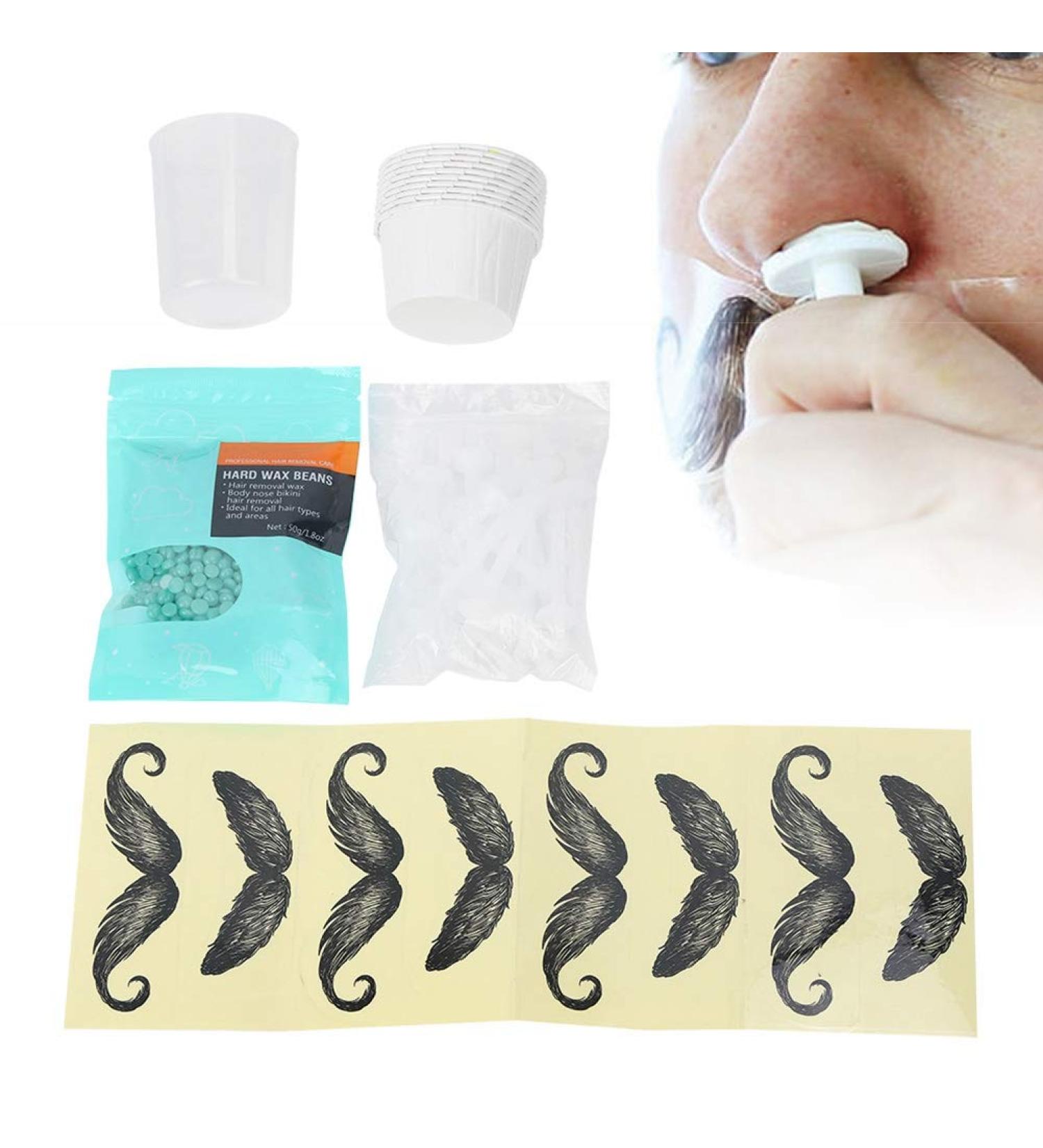Nose Hair Removal Wax Kit - Painless & Effective Eyebrow Hair Removal Tools for Safe Fast Results - Ship Worldwide! - Buy Online on SooperMarket.com