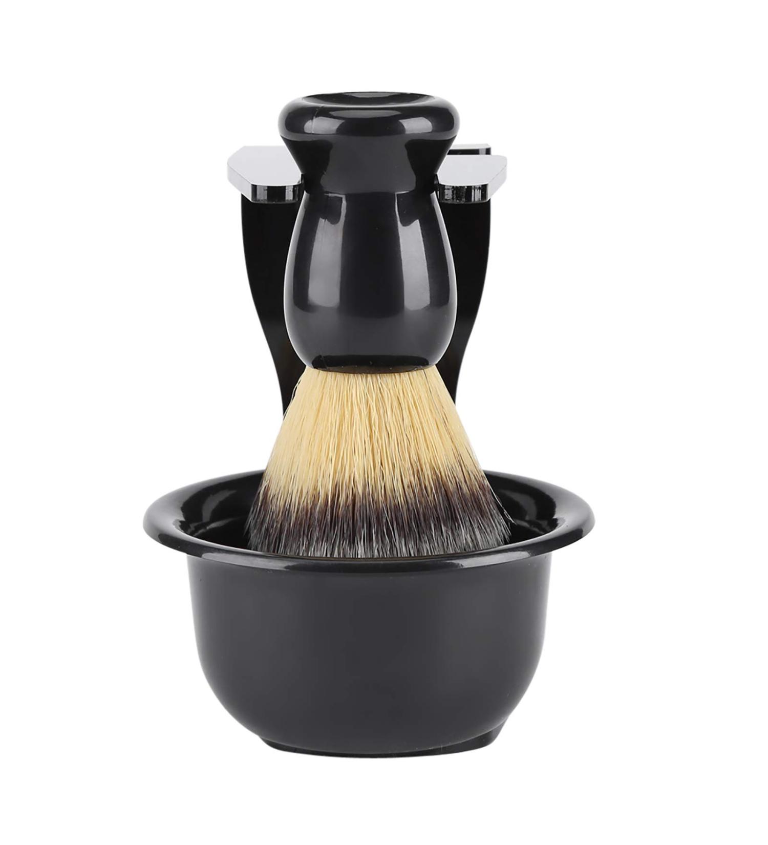Shop Shipenophy Razor Brush Set | ABS-Harz-Razi Shell | Durable & Compact Men's Shaving Brush & Stand | International Shipping Available - Buy Online on SooperMarket.com