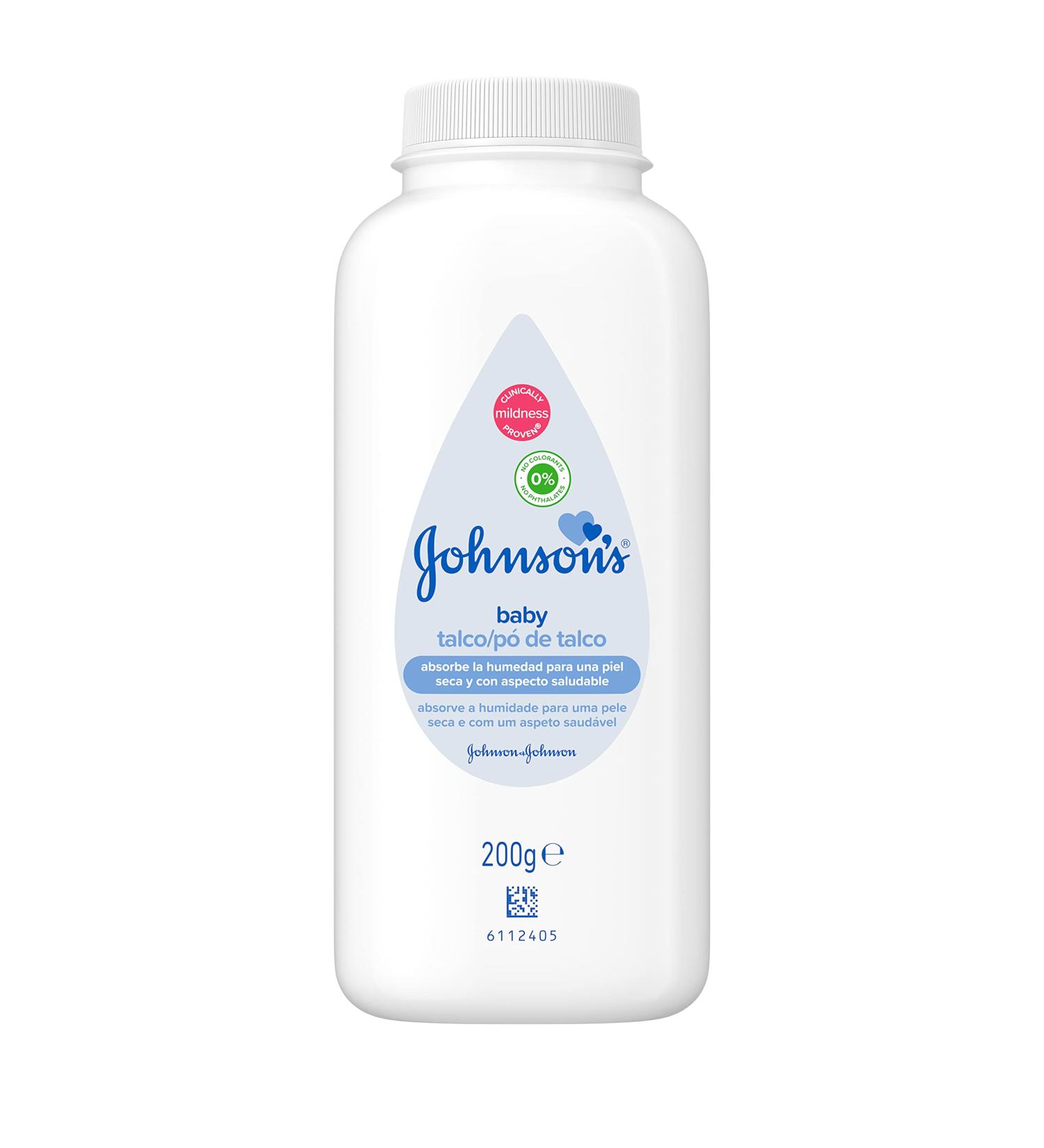 Johnson & Johnson Baby Powder Talc 200g - Gentle and Soothing Formula - Buy Online on SooperMarket.com