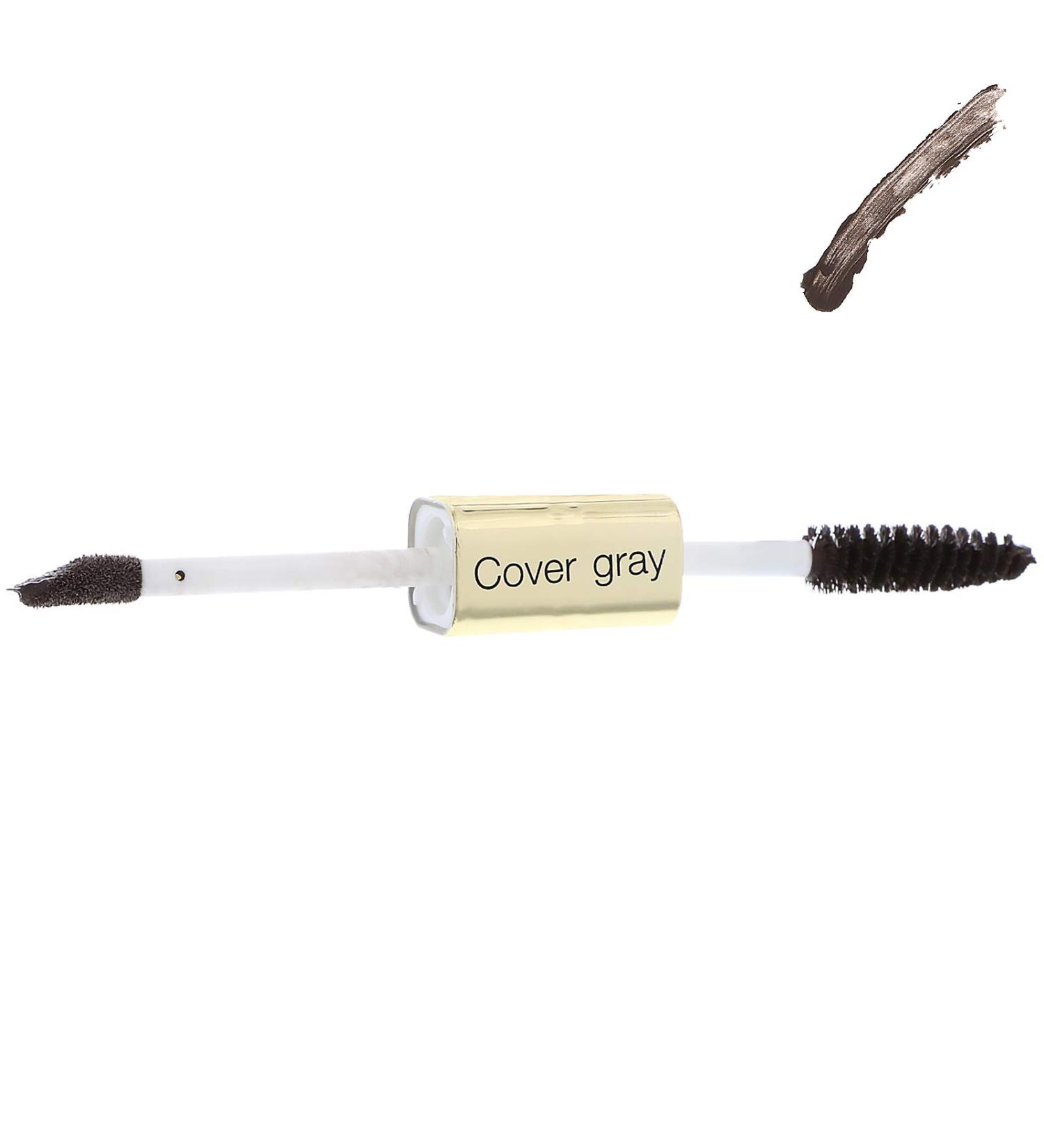 Cover Your Gray 2-in-1 Mascara Wand & Sponge Tip Applicator - Medium Brown | International Shipping Available - Buy Online on SooperMarket.com