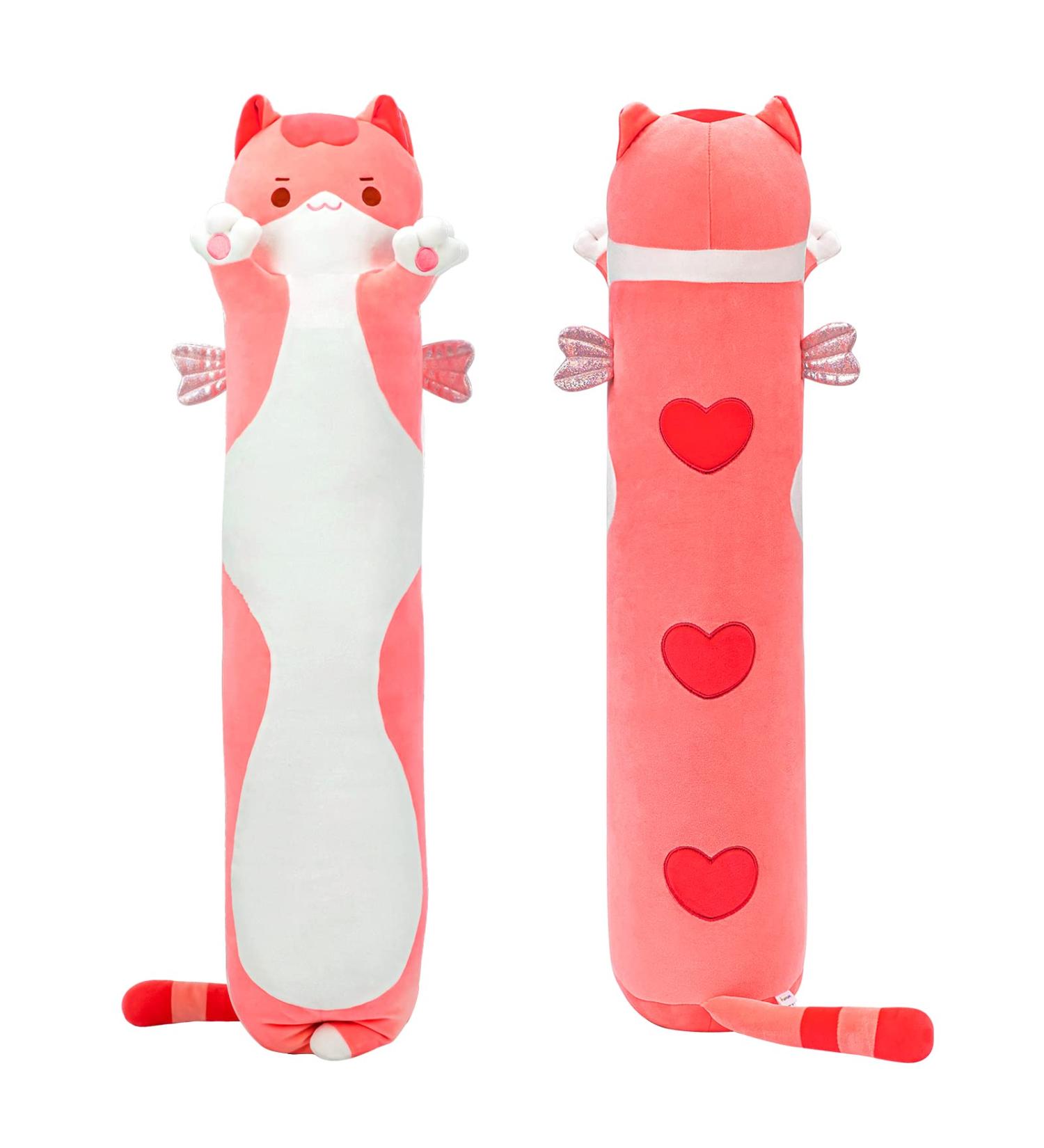 Mewaii 36in Long Cat Plush Pillows Stuffed Animals Squishy Pillows - Plushie Cute Kitty Sleeping Hugging Plush Pillow Soft Toys for Kids(Pink) 36inch/90cm Pink Cat 2023 36inch/90cm - Buy Online on SooperMarket.com