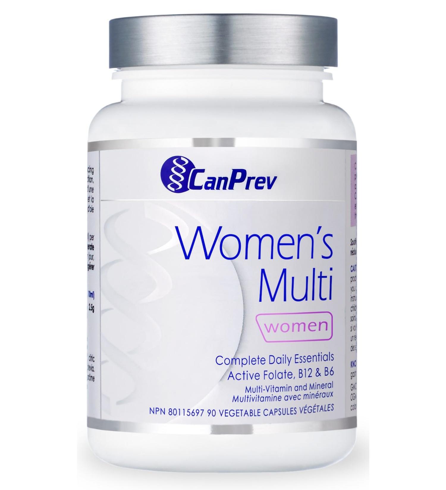 CanPrev Women's Multi | 90 v-caps | Complete Multivitamin for the Needs of Women - Buy Online on SooperMarket.com