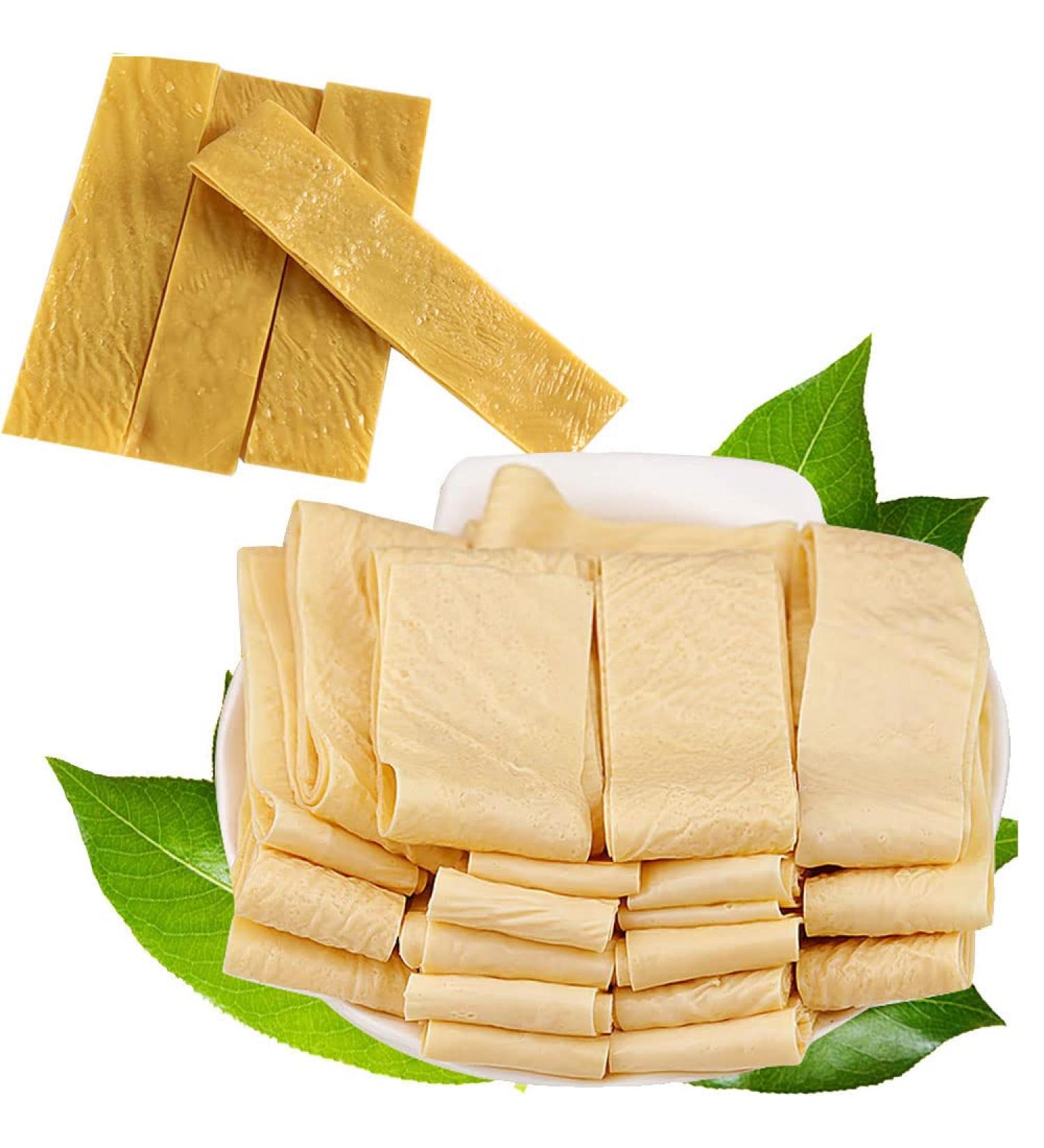 tofu skin sheets 8.4 oz/240g (120gx2 pack) Asian tofu skin Oil bean skin Hot pot ingredients Dry fried soybean tofu skin vegetarian food Vegetarianism Used for making stir fried dishes hot pot or cold dishes  - Buy Online on SooperMarket.com