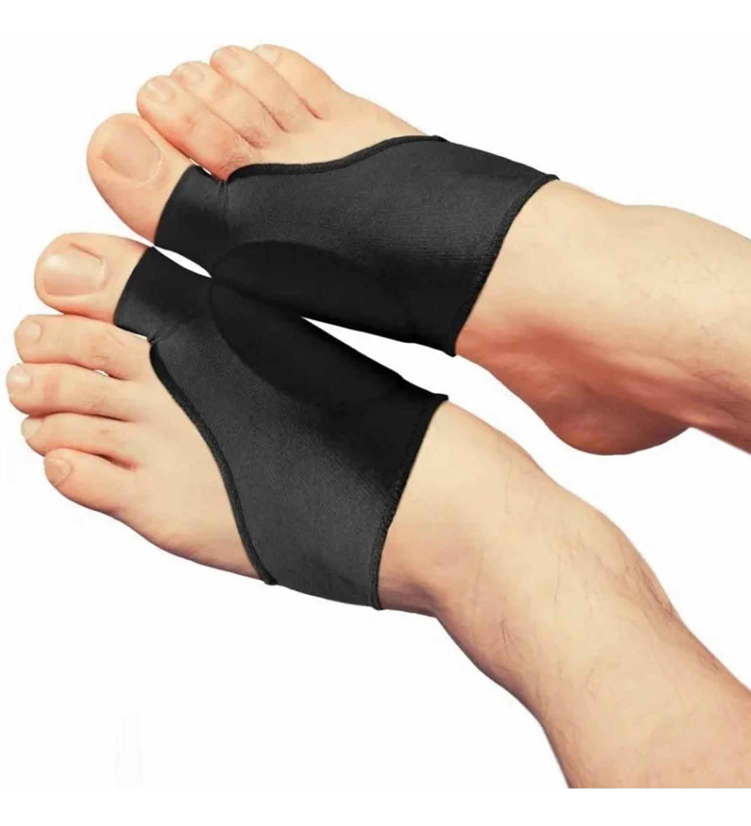 Bunion Corrector Sleeve & Toe Separator Brace Socks for Women - Black (S 35-39yd) | Breathable & Stretchy Design - Buy Online on SooperMarket.com