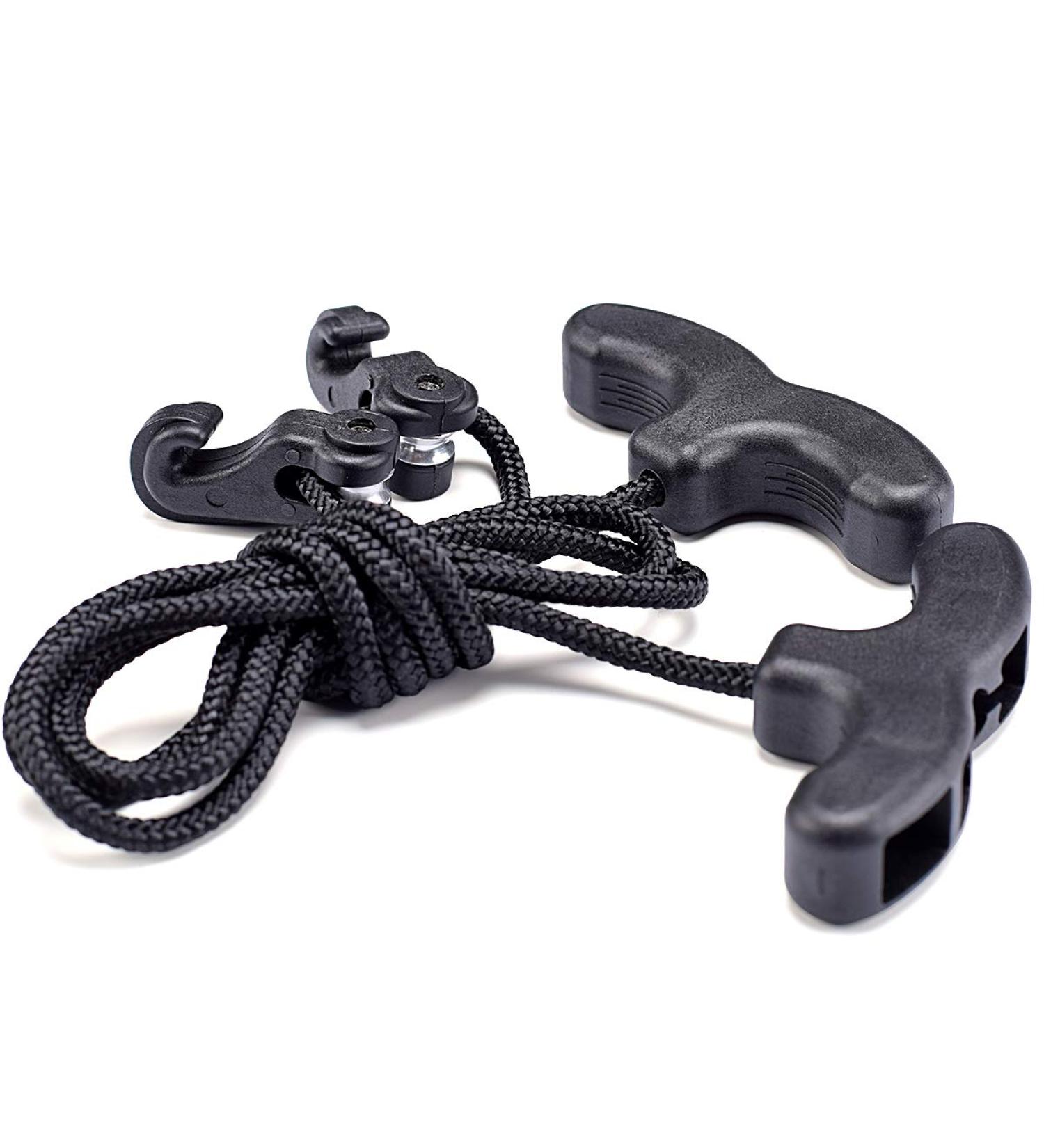 Double Handle Crossbow Cocking Device - Black Rope Cocker Aid Tool - Buy Online on SooperMarket.com