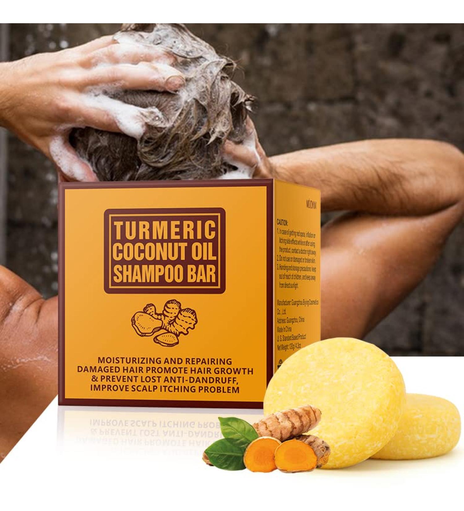 Turmeric Shampoo & Conditioner Bar for Hair Growth & Strengthening | 120g/4.23oz - Buy Online on SooperMarket.com