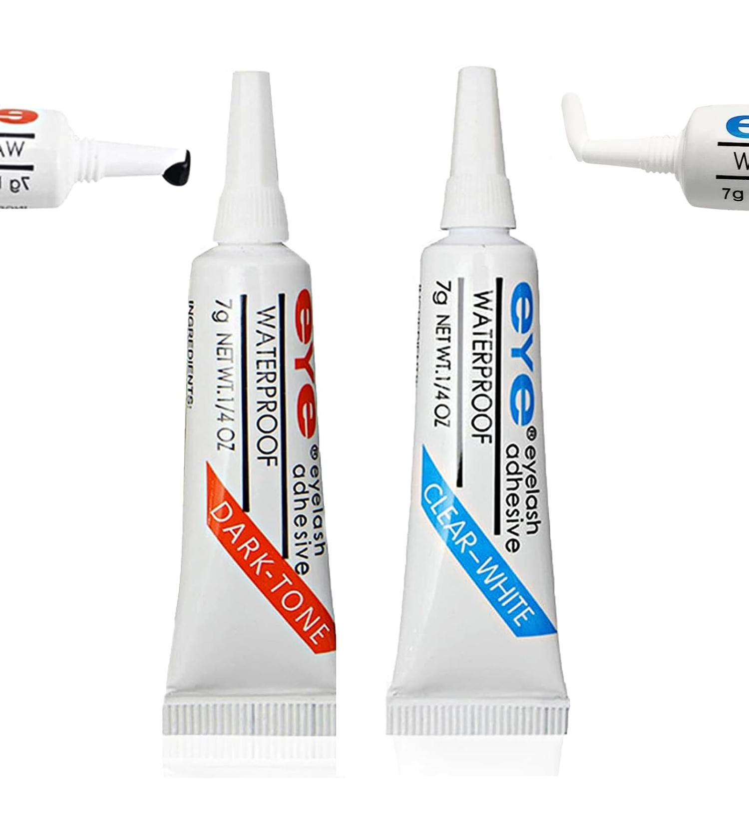 Black Individual Eyelash Glue 2-Pack | Express Drying, Waterproof & Long-Lasting Lash Adhesive for DIY Extensions - Buy Online on SooperMarket.com