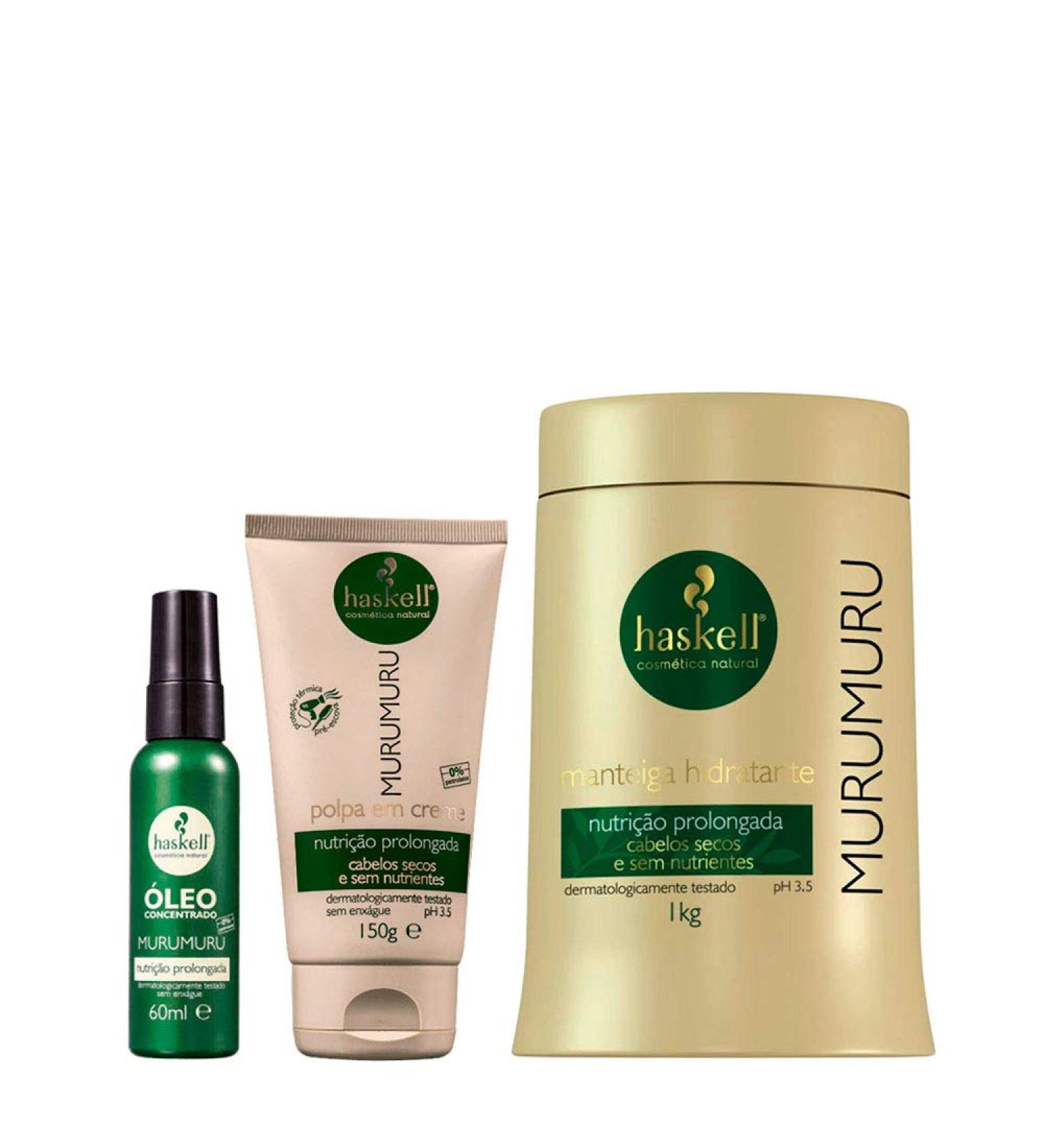 Haskell Murumuru Kit Mask & Leave-in & Oil Concentrate