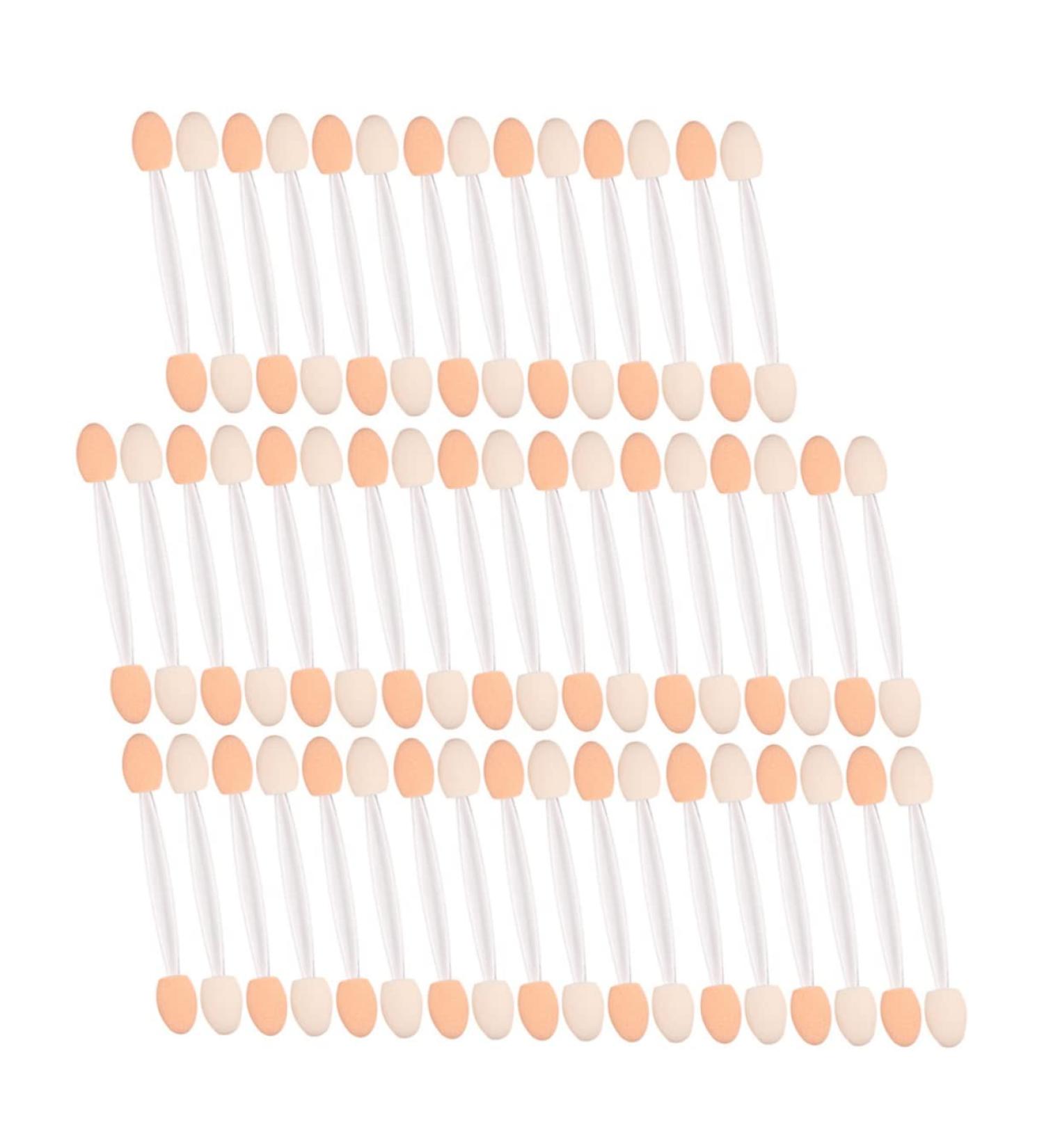 Beavorty 50pcs Two-color Eyeshadow Brush Girls' Accessories Blending for Makeup Eye Makeup Tools Mix - Buy Online on SooperMarket.com