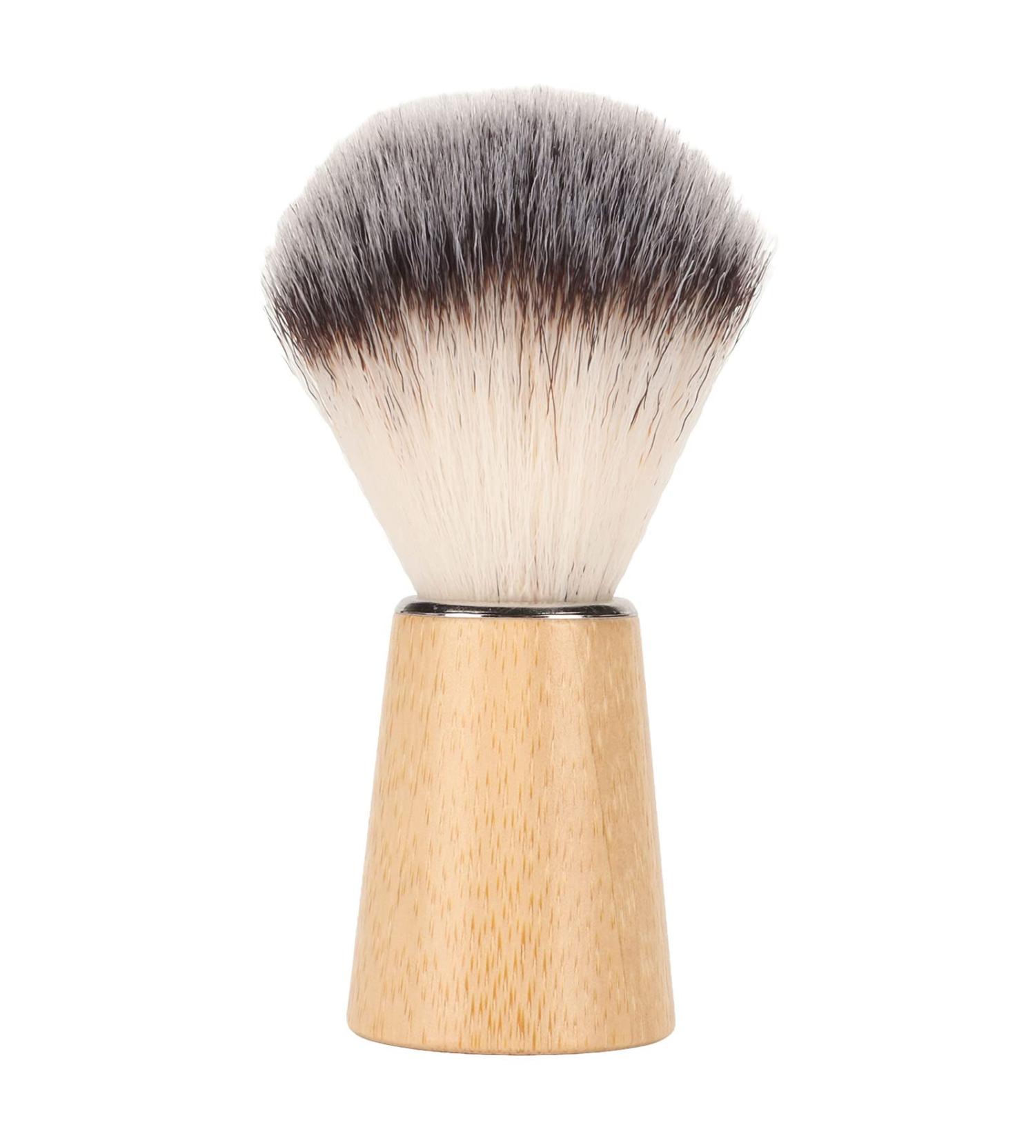 Premium Nylon Fiber Shaving Brush | Lightweight & Ergonomic Handle for a Smooth Shave - International Shipping Available - Buy Online on SooperMarket.com