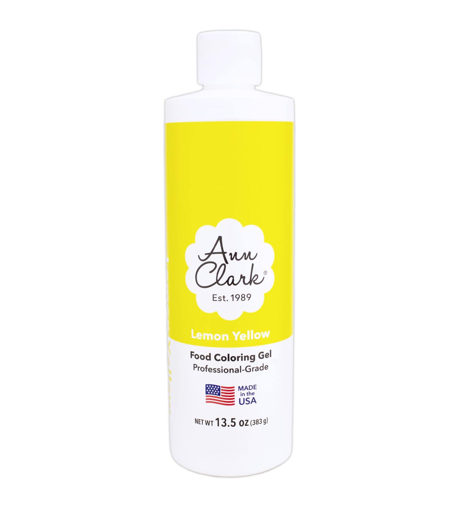 Ann Clark Lemon Yellow Food Coloring Gel Extra Large 13.5 oz Professional Grade Made in USA 399.24 ml (Pack of 1) - Buy Online on SooperMarket.com