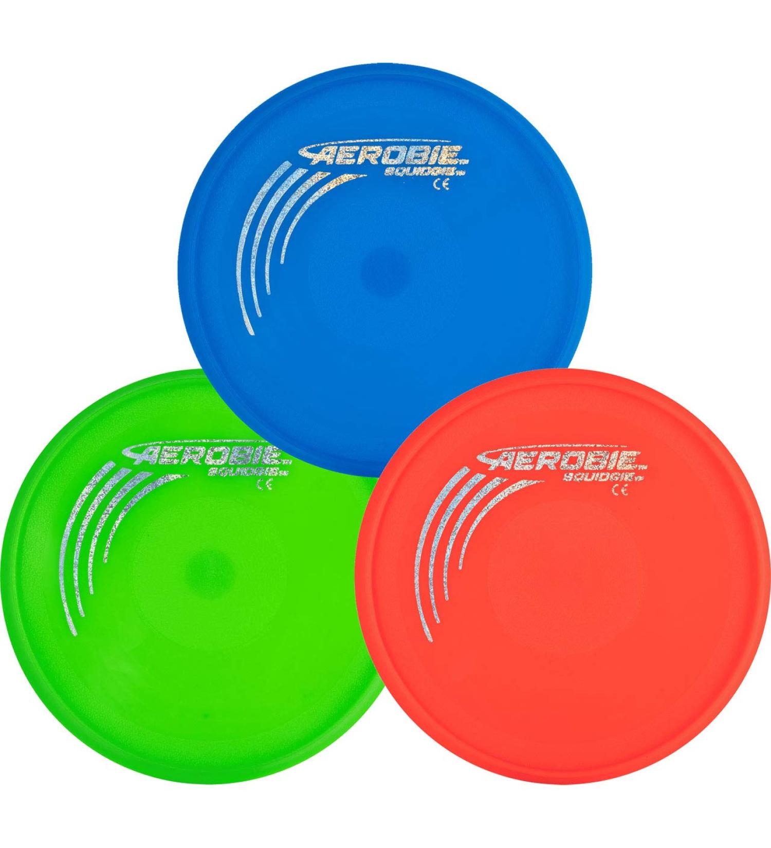 Aerobie Squidgie Flying Disc - 3 Pack - Assorted Colors
