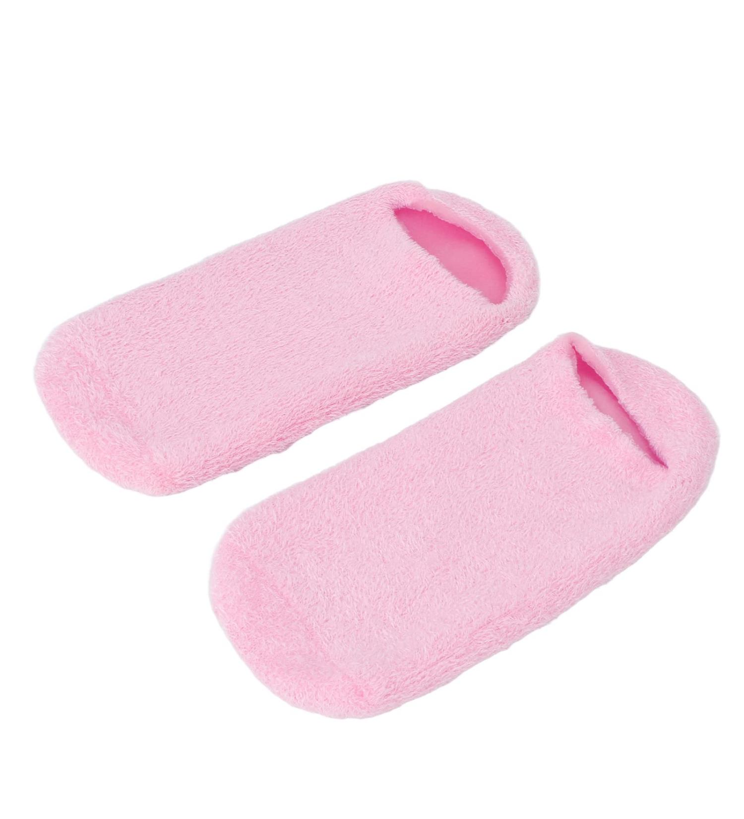 2 Pairs Silicone Moisturizing Socks Washable Reusable Moisturizing Socks Women Foot Spa Pedicure Socks Anti Slip Aloe Socks for Repairing Dry Cracked Feet (LIZEALUCKYuqwE28-12) LIZEALUCKY061rcokvb9-12 - Buy Online on SooperMarket.com