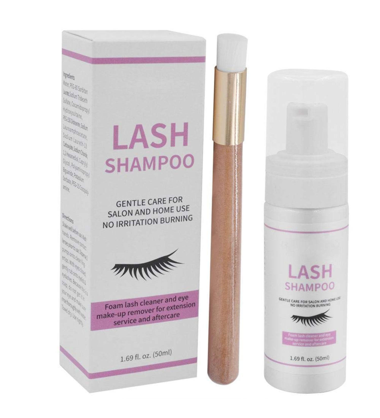 50ml Eyelash Cleaner: Gentle Lather for Removing Oil & Make-up Residues - Ideal for Extensions & Grooming - Buy Online on SooperMarket.com