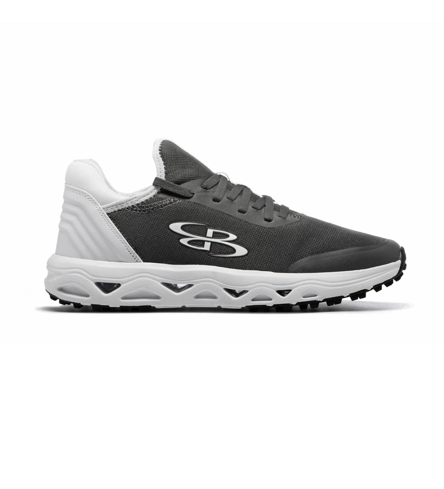 Boombah Men's Raptor Select Turf Shoes - Charcoal/White - Size 9.5 - Buy Online on SooperMarket.com