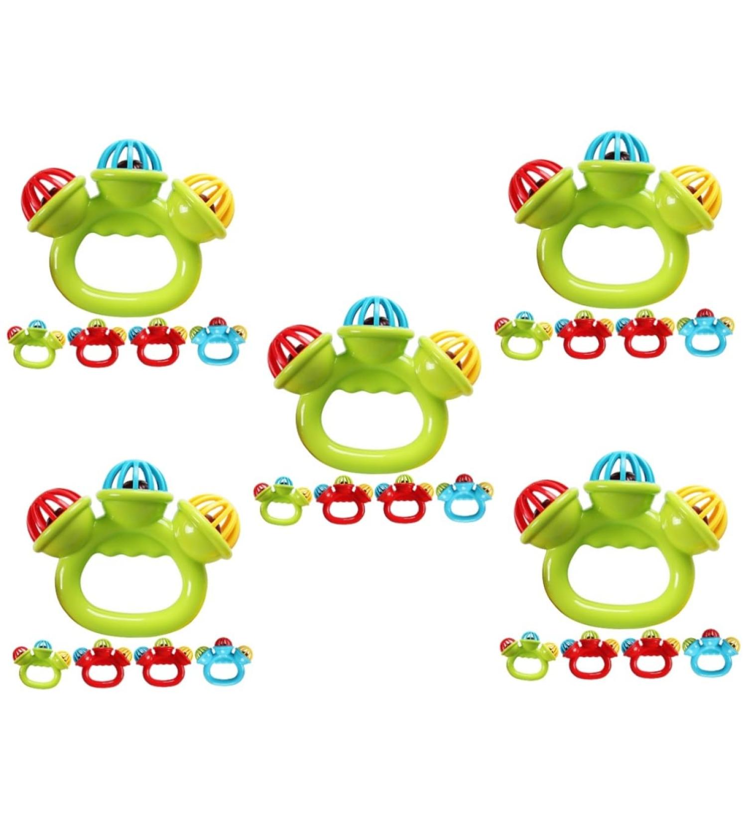 Buy Abaodam 25 STK Hand Bell Interactive Toy for Babies | Safe Bite Toys & Shaking Rattle for Toddlers - Shop Internationally! - Buy Online on SooperMarket.com