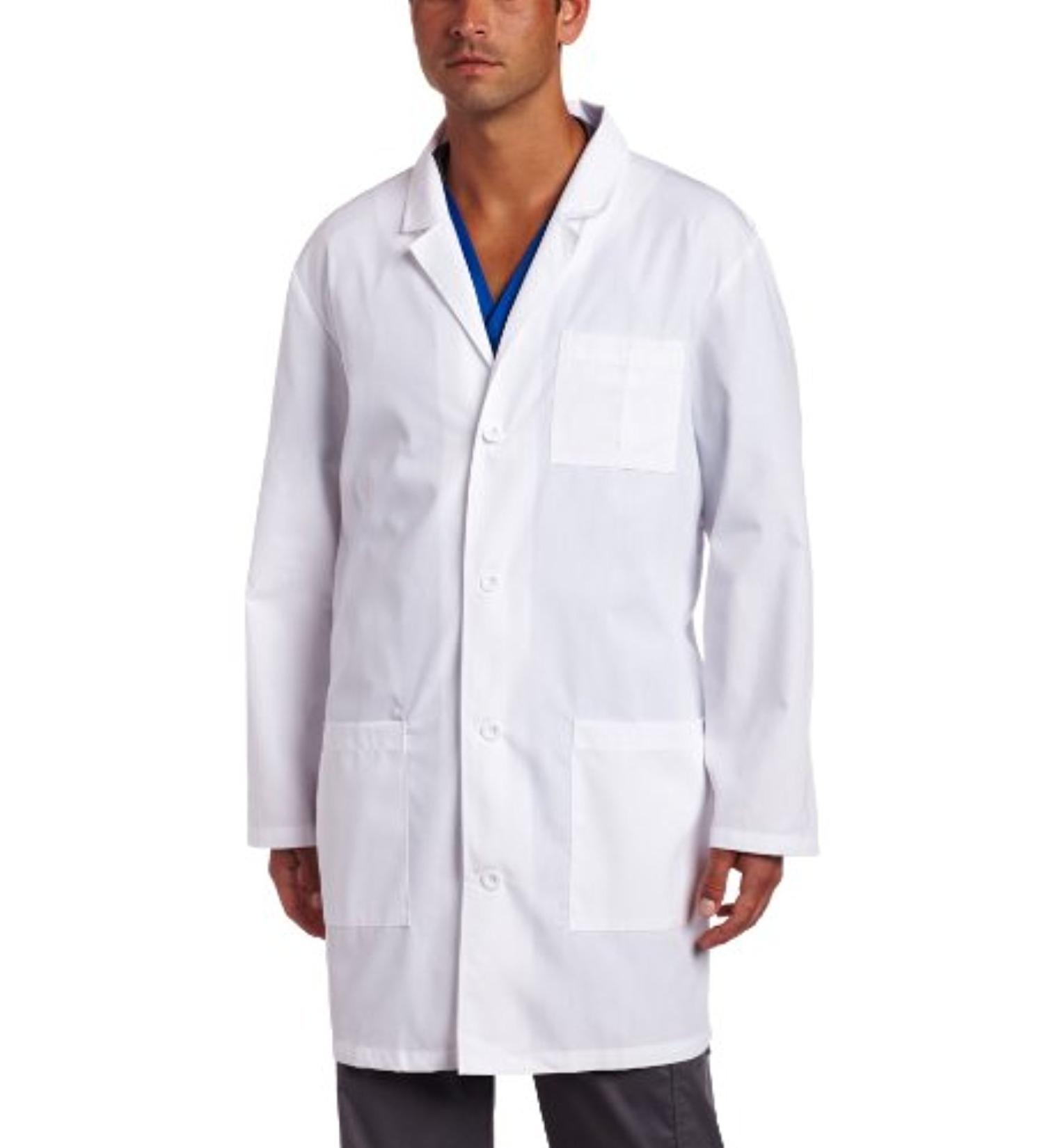 Dickies EDS Professional Lab Coat 37 83402 - Large White | Men & Women Scrubs - Buy Online on SooperMarket.com