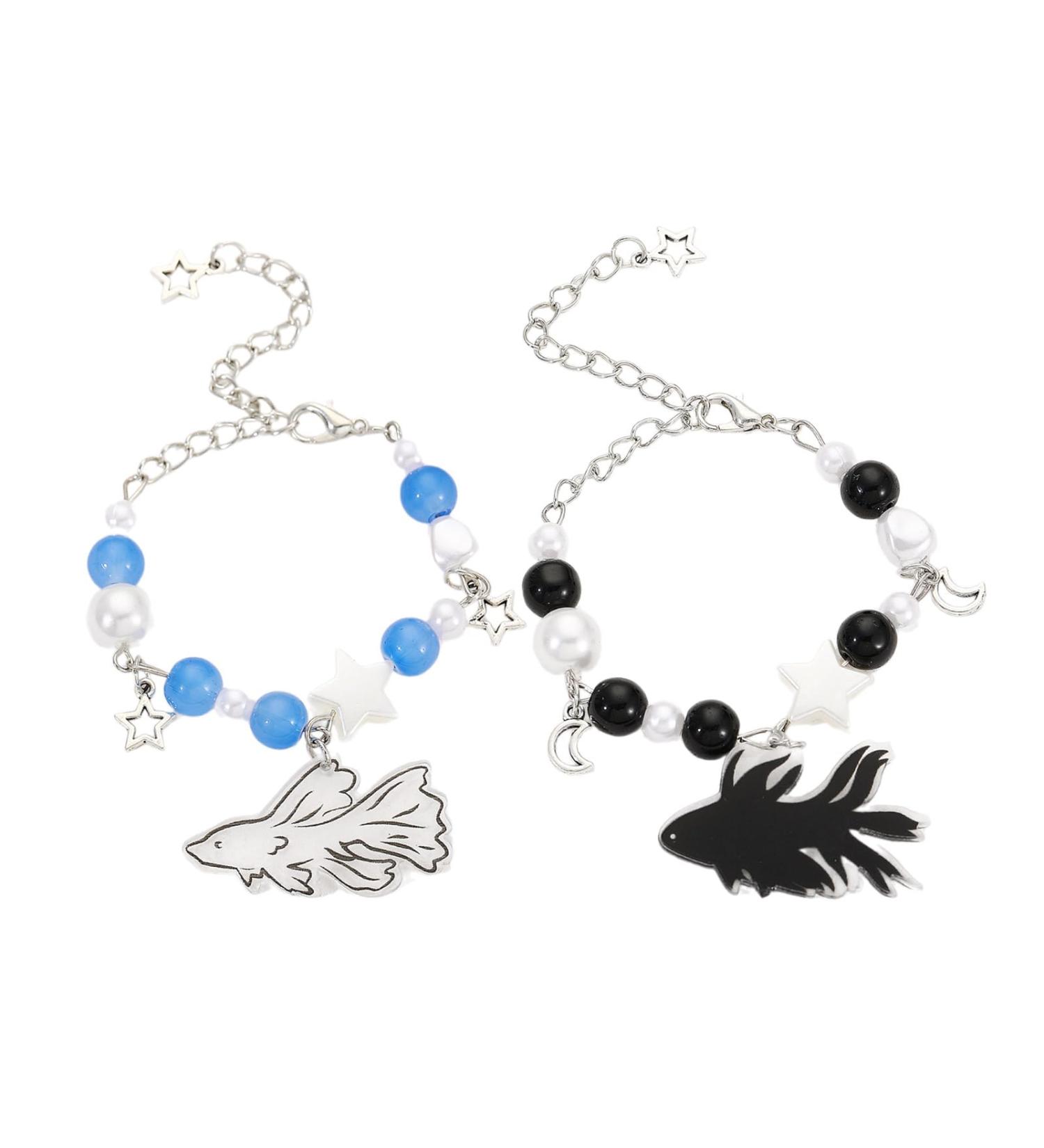 Oralgo's Adjustable Tropical Fish Bracelet & Star Charm Jewelry Gift Set for Women - Unique 2-Part Design - Buy Online on SooperMarket.com