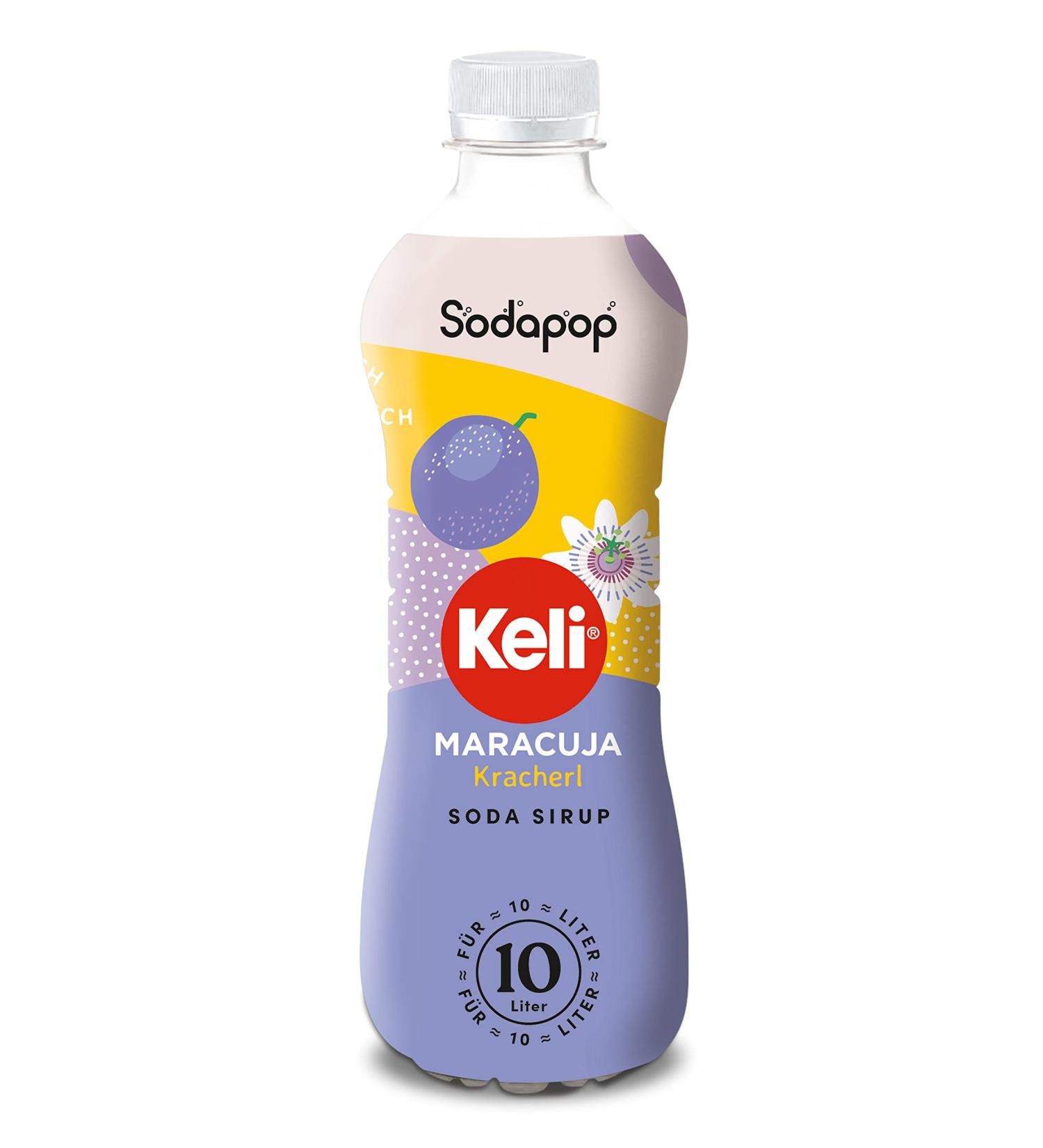 Sodapop Keli Passion Fruit Syrup - Quick & Easy | 500ml Makes 10L Ready-to-Drink - International Shipping - Buy Online on SooperMarket.com