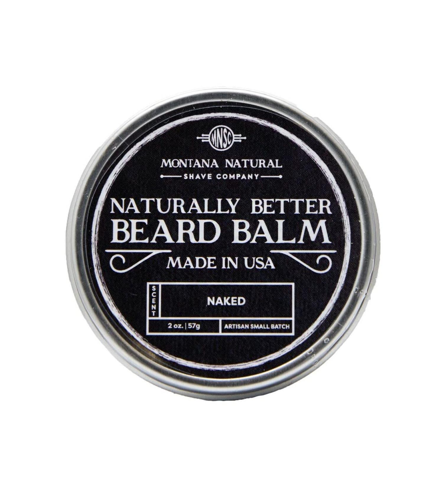 Buy MNSC Small Batch Unscented Beard Balm - All-Natural Hypoallergenic Handmade in USA - Perfect for a Naturally Better Beard - International Shipping Available - Buy Online on SooperMarket.com