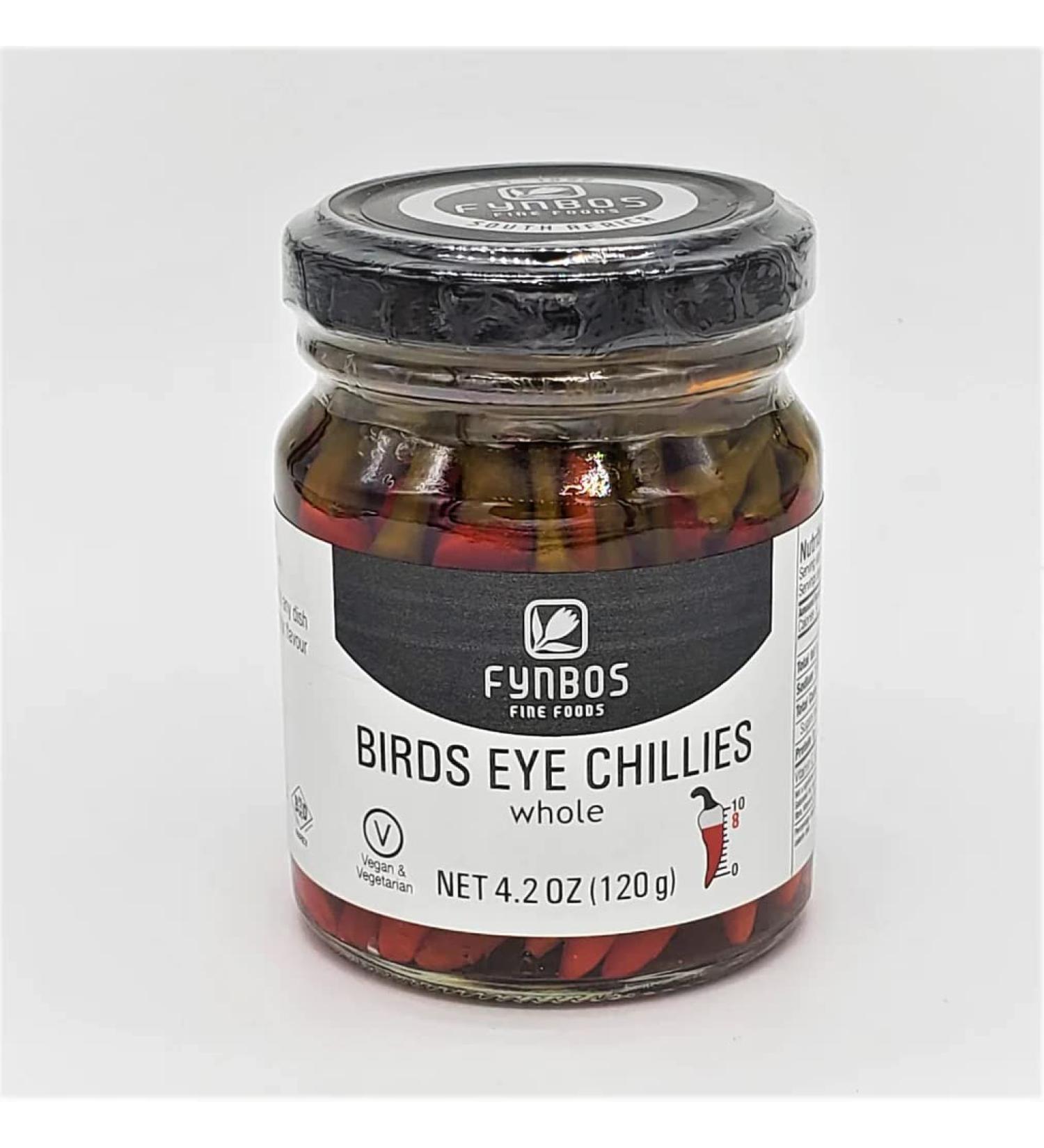FYNBOS Birds Eye Chillies Whole 120g - Authentic South African Spice - Buy Online on SooperMarket.com
