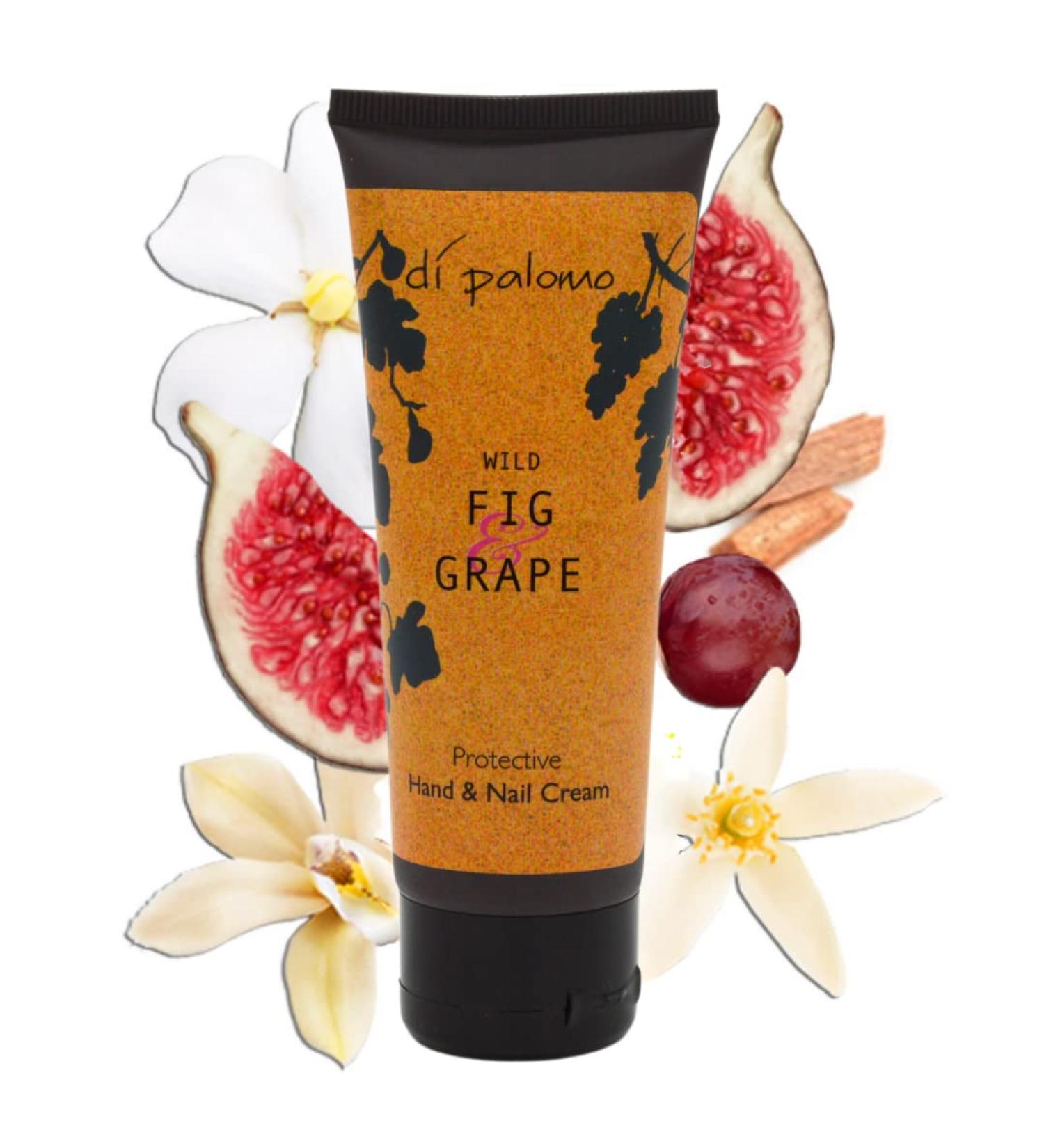 D Palomo Wild Fig & Grape Hand & Nail Cream 75ml - Nourishing Hand Moisturizer for Very Dry Hands - Men and Women - For Healthy Hands and Cuticles - Buy Online on SooperMarket.com