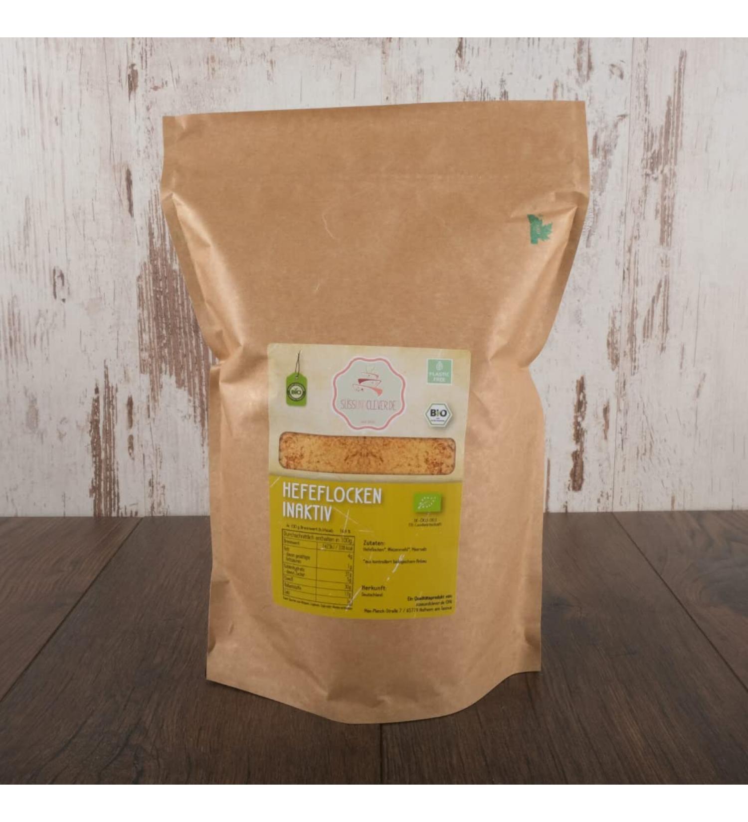 Buy s ssundclever.de Organic Yeast Flakes - Vegan Cheese | Nutritional Yeast 500g | Plastic-Free & Eco-Friendly Packaging - Buy Online on SooperMarket.com