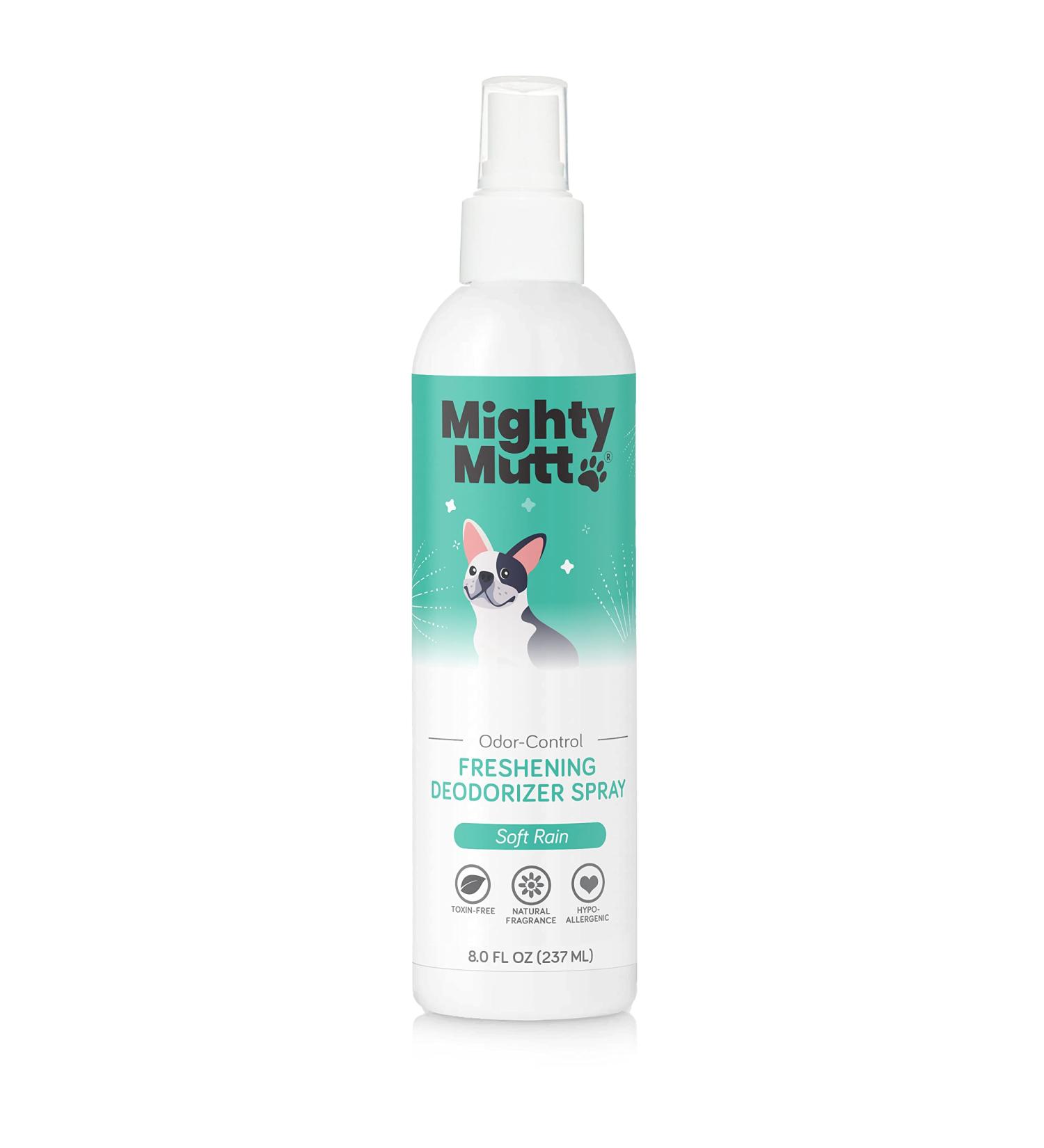 Mighty Mutt Natural Deodorizing Dog Spray 8oz | Odor Control, Freshening & Hypoallergenic | Calming & Moisturizing Formula - Buy Online on SooperMarket.com