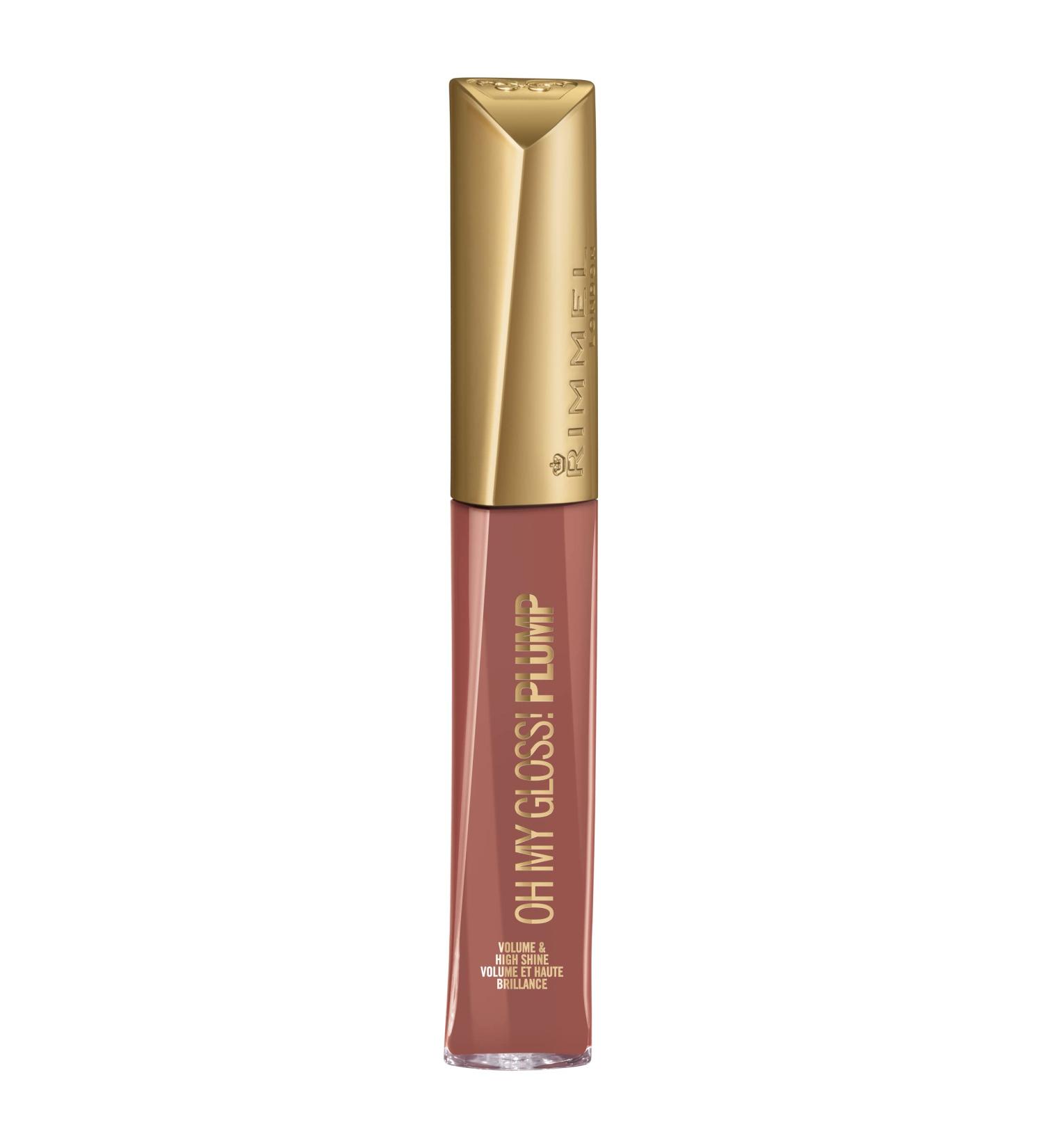 Rimmel Stay Plumped Lip Gloss 759 Spiced Nude - Long-Lasting Shine & Plumping Effect - Buy Online on SooperMarket.com