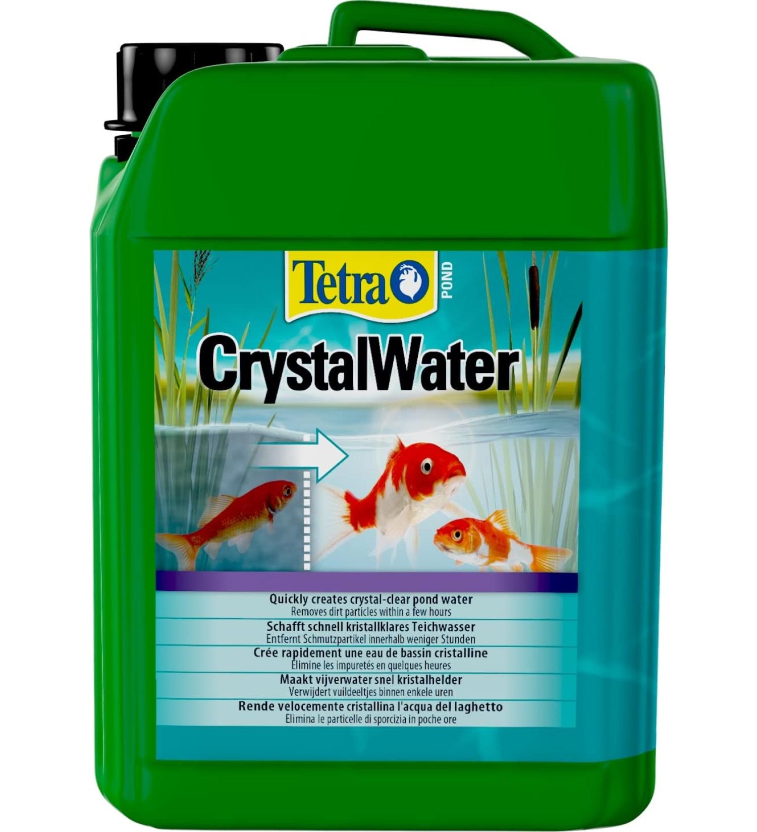 Tetra Pond CrystalWater - 3L Water Clarifier for Clear Garden Pond | Eliminate Turbidity Effectively - Buy Online on SooperMarket.com