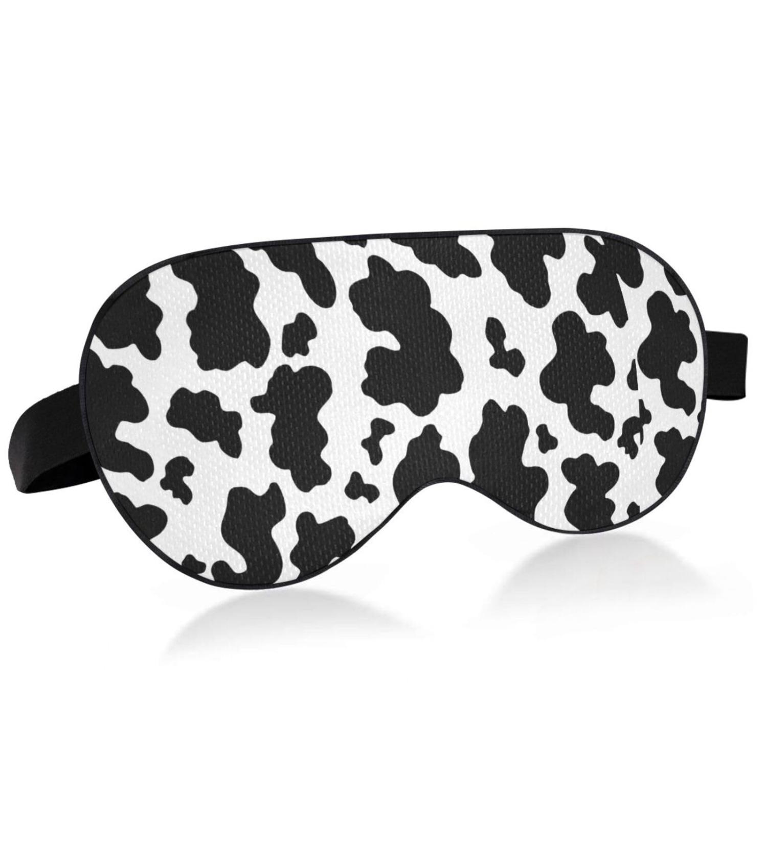 Haskirky Light Blocking Eye Mask - Adjustable for Men and Women - Ideal for Travel, Yoga, Meditation, and Deep Sleep - Funny Cow Design - Buy Online on SooperMarket.com