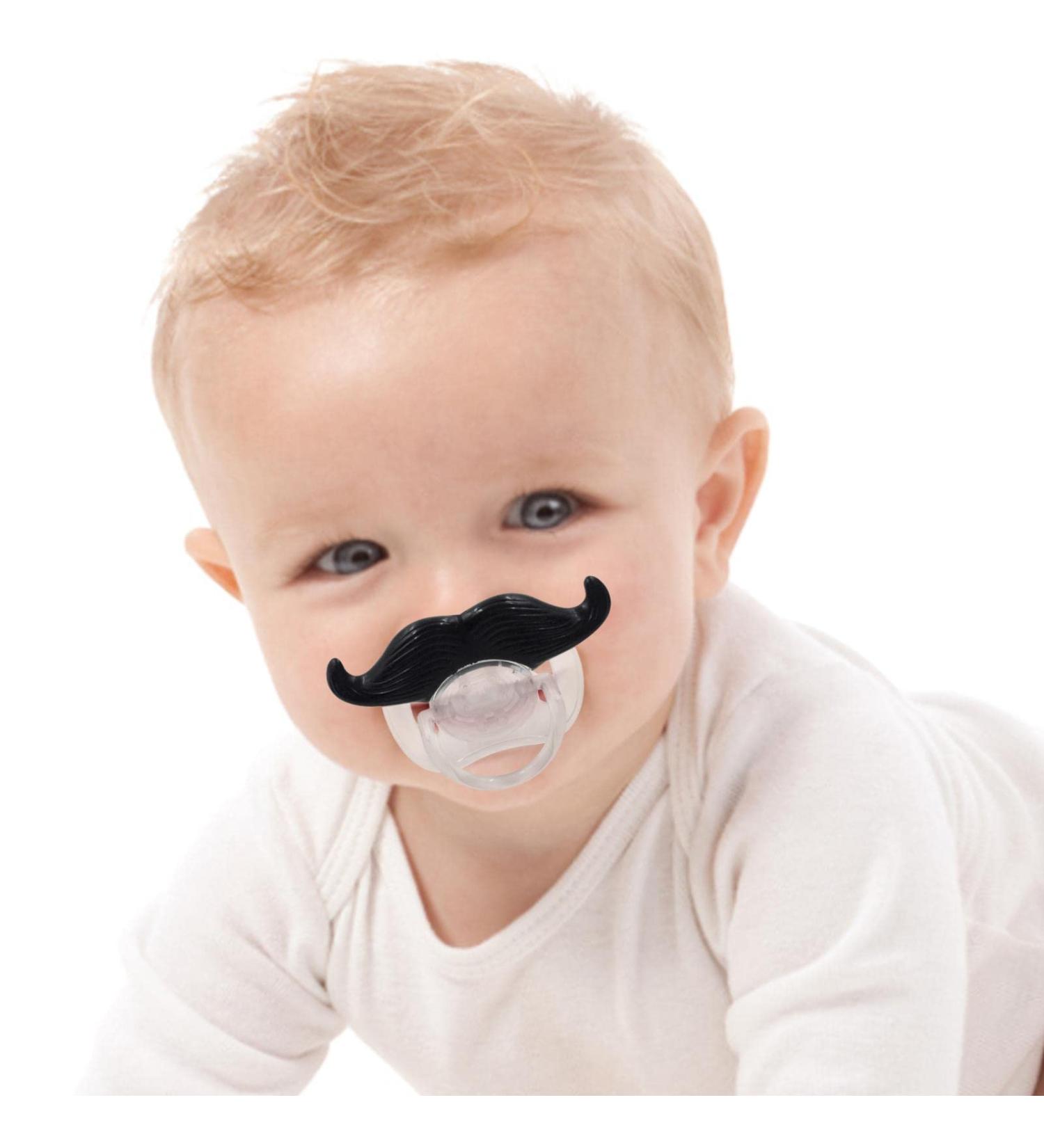 Jomewory Mustache Pacifier for 0-6 Months | Jaw-Friendly & Cute Design for Babies & Toddlers - Buy Online on SooperMarket.com
