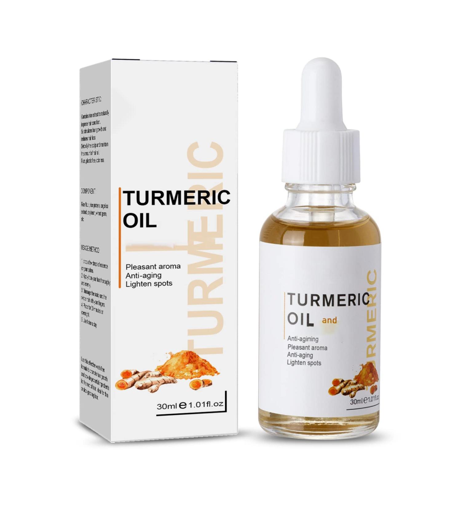 Turmeric Dark Spot Corrector Serum Face Serum for Women Hydrating Serum Serum Face Oils Anti Aging Lightening Brightening Face Serum for Pure Skin Glow Reduce Wrinkles Dark Spots for Body &Face (1PC) - Buy Online on SooperMarket.com