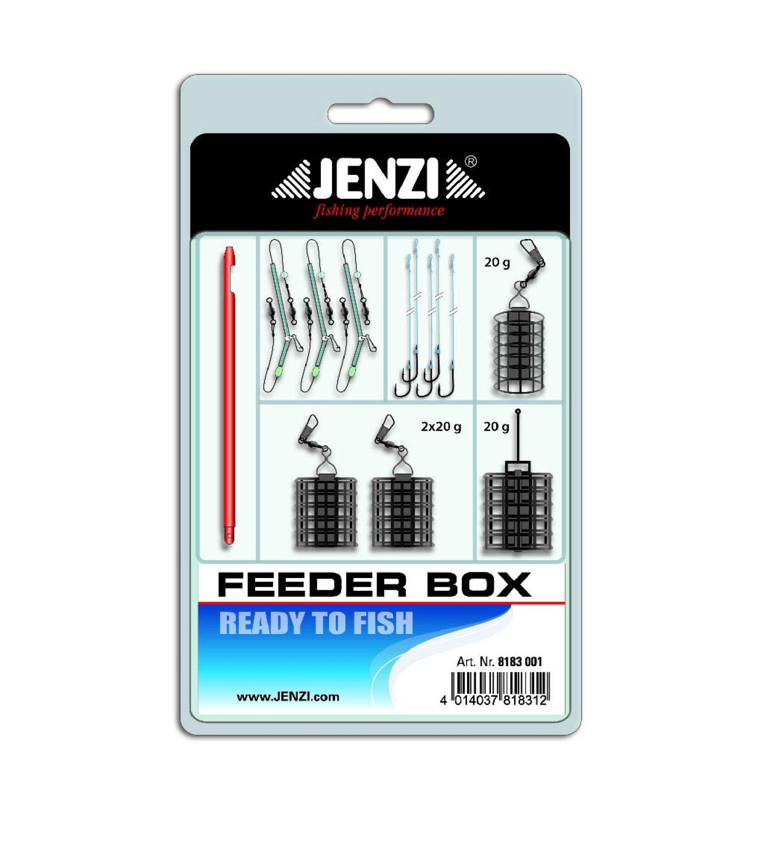 Jenzi basic fishing set feeder box