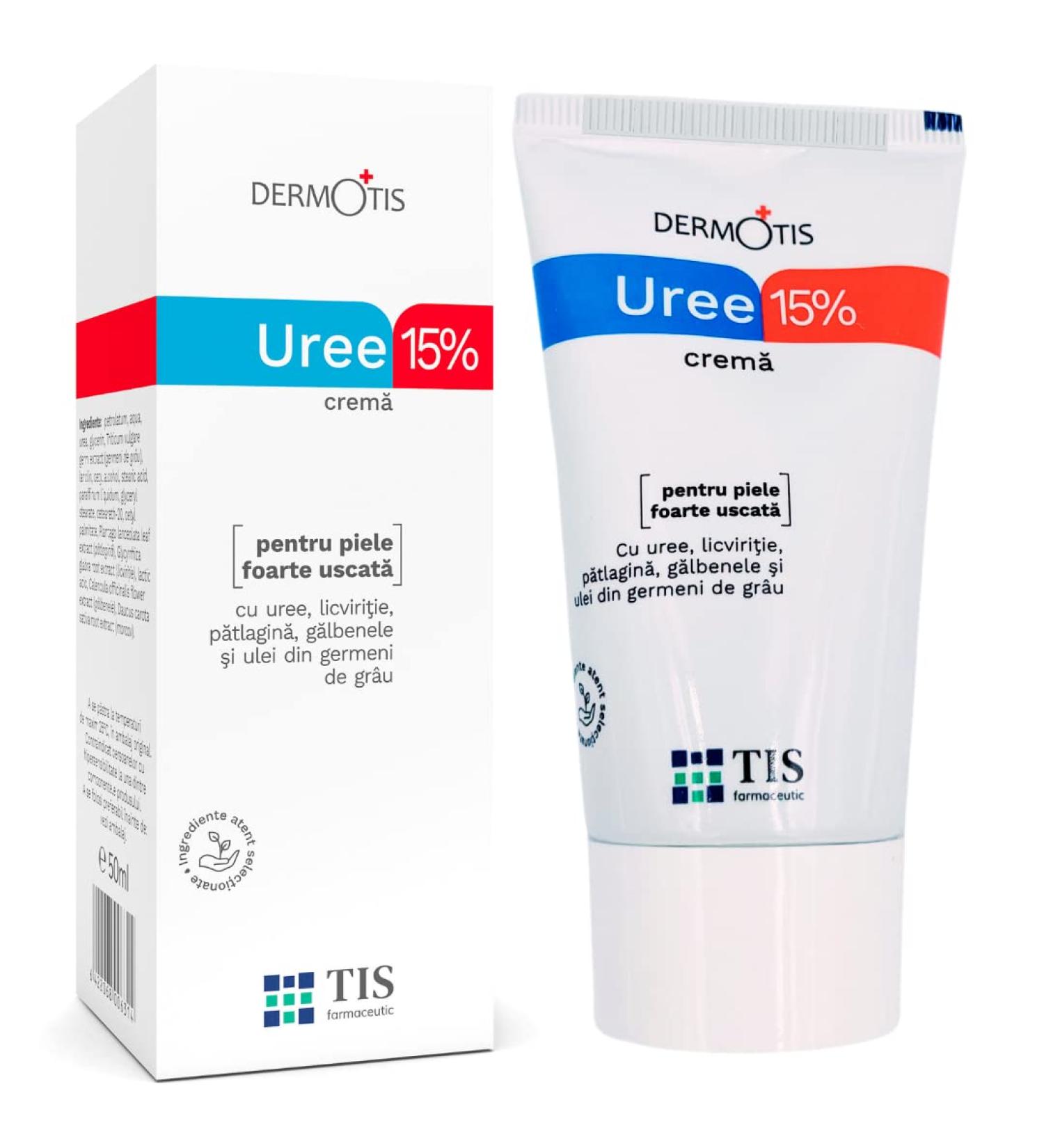 TIS CREME with 15% Urea - Eczema Psoriasis Dry Skin Relief | Wound Healing for Hands Feet Knees & Nails | 50 ml Pack - Buy Online on SooperMarket.com