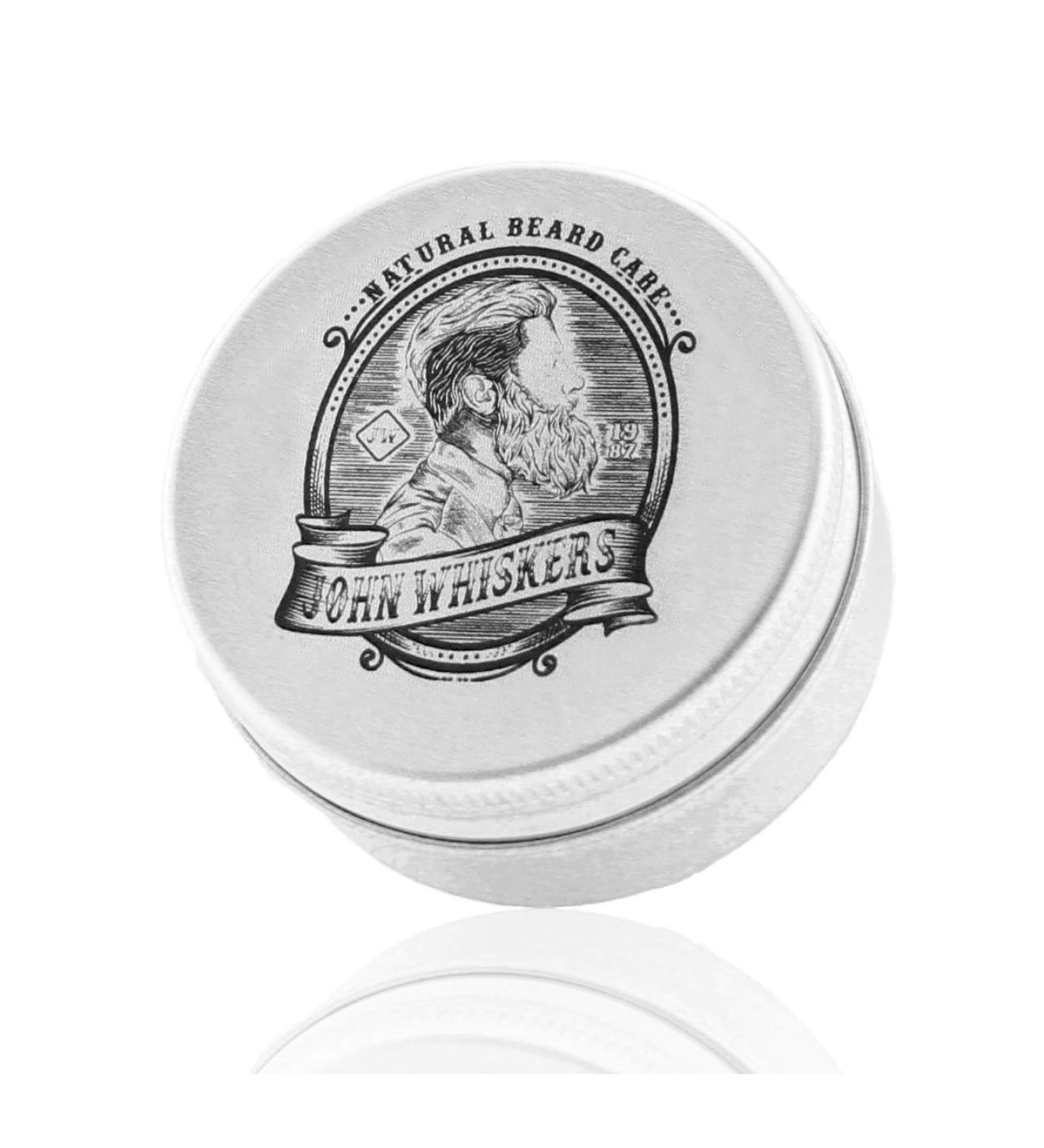 John Whiskers Bartwachs - Natural Vegan Beard Balm 30ml | Made in Germany | Cute Herbal Fragrance for Smooth Grooming - Buy Online on SooperMarket.com