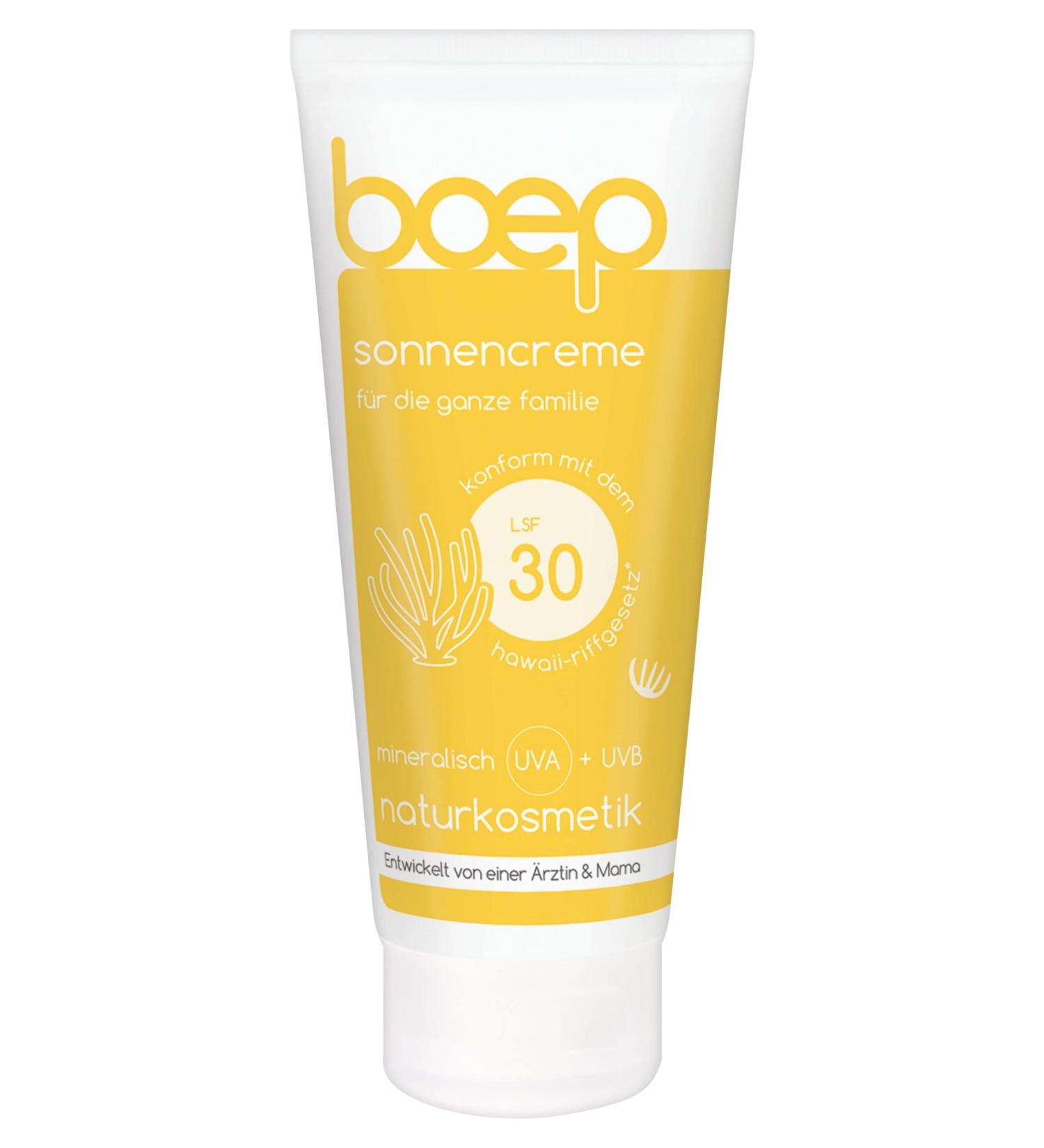 Boep Sunscreen LSF30 | Mineral Sun Protection for Babies & Adults | Vegan & Chemical-Free | Zinc Oxide | Family-Safe 200ml - Buy Online on SooperMarket.com