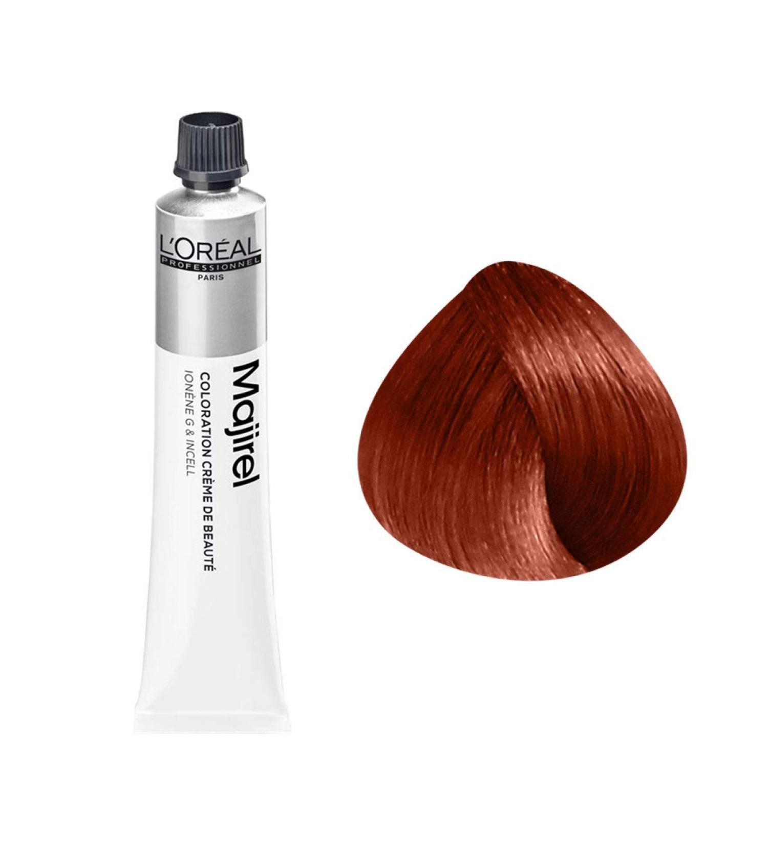 L'Or al Professionnel Majirel 7.44 Medium Blonde Deep Copper 50ml - Best International Shipping for Premium Hair Color - Buy Online on SooperMarket.com