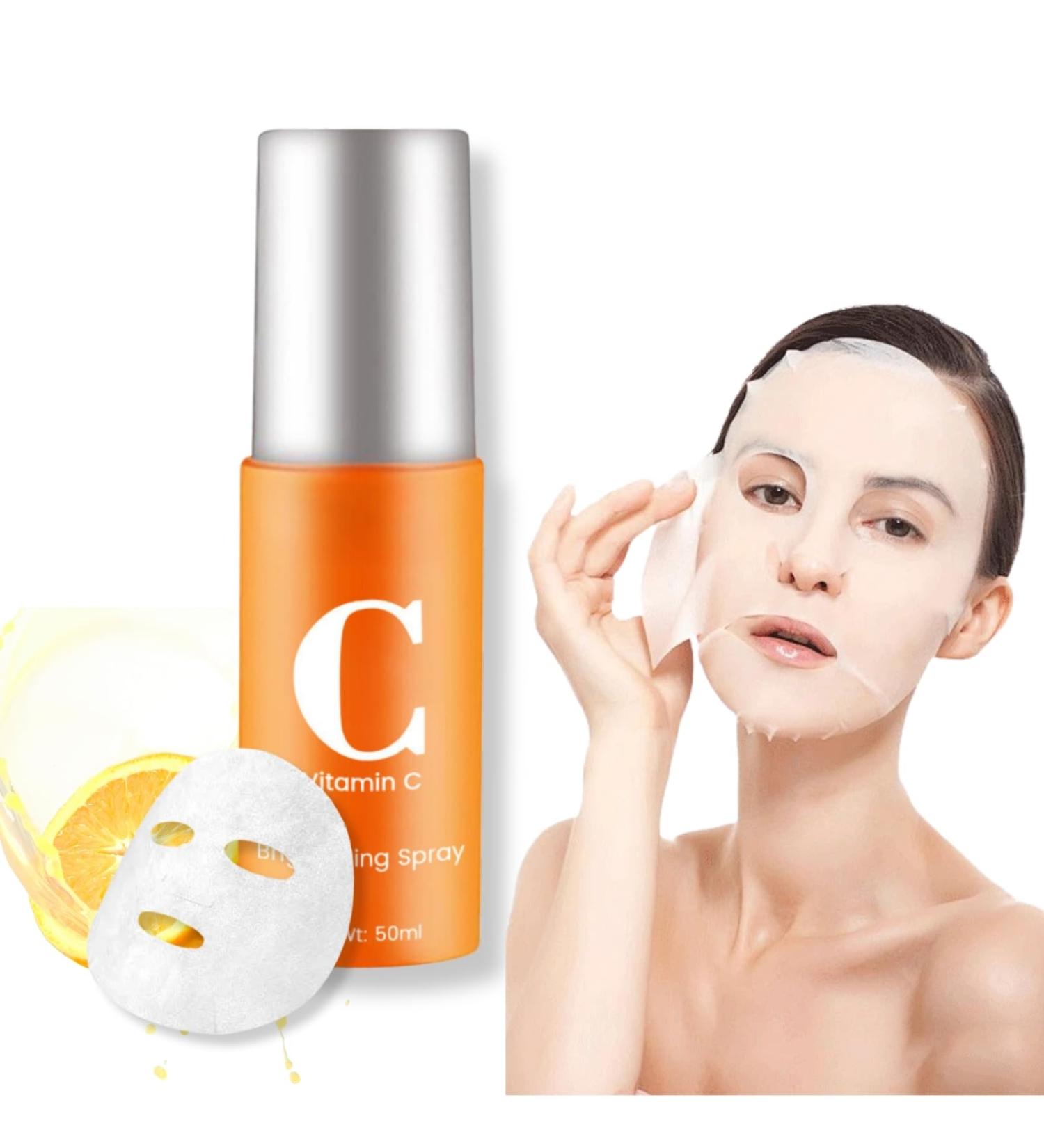 Vitamin C Face Mist Vitamin C Serum Spray For Face Anti Aging Face Spray Face Serum Lifting & Firming Mask And Spray Hydrating Mist Deeply Moisturizing & Skin Brightening Spray - Buy Online on SooperMarket.com