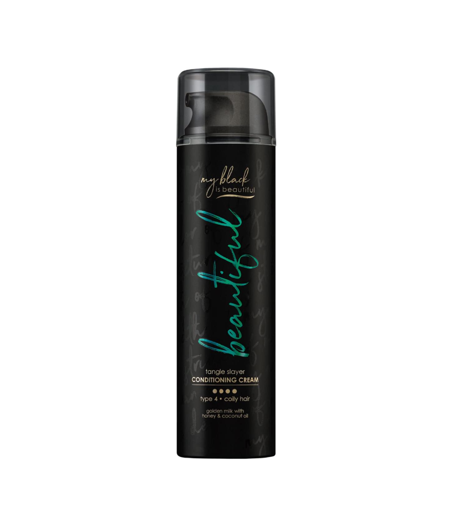 MBIB Golden Milk Tangle Slayer 6.3oz Leave-In Conditioner | Coconut Oil, Honey & Turmeric | Sulfate-Free for Type 4 Curly/Coily Hair - Buy Online on SooperMarket.com
