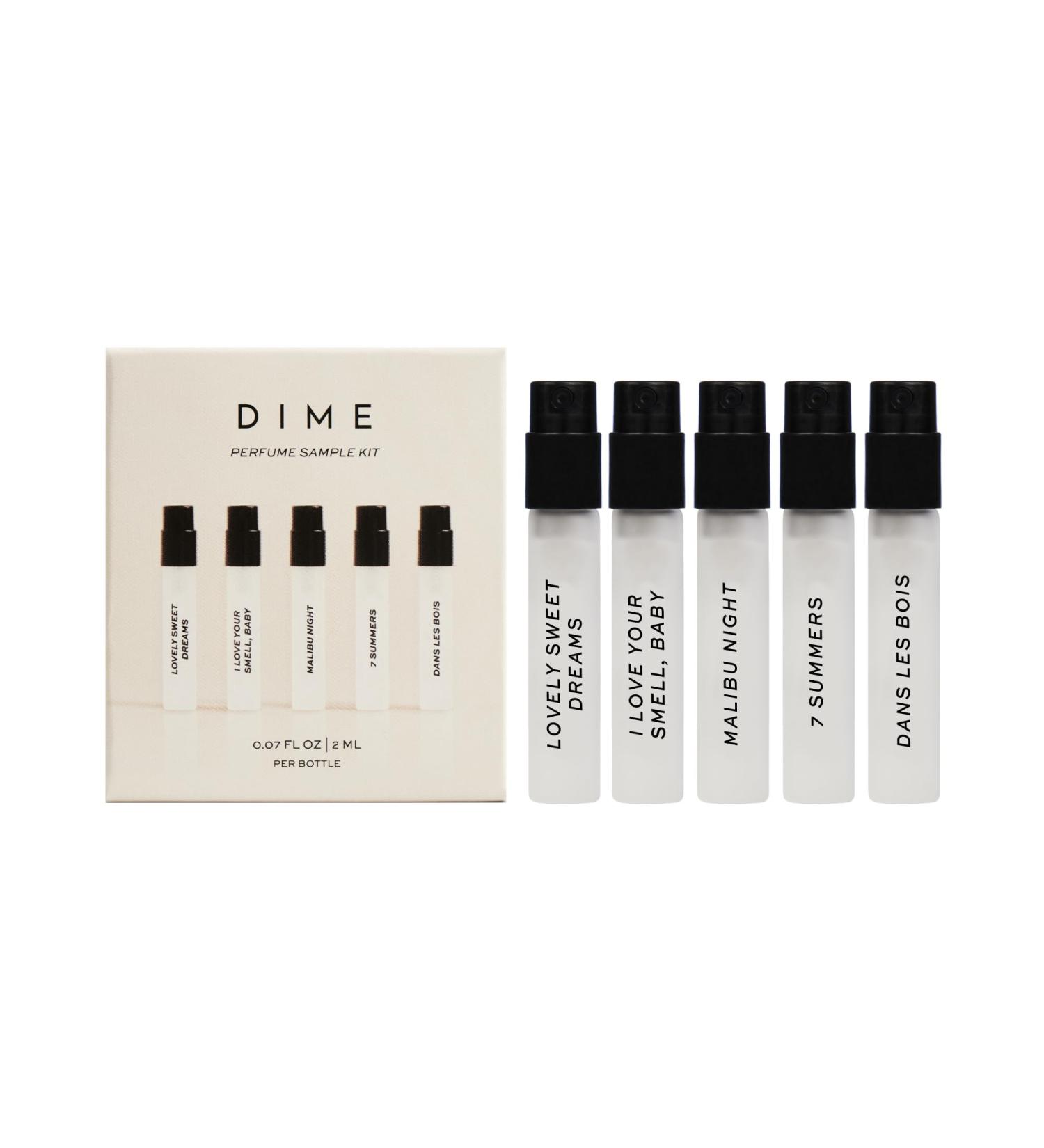 DIME Beauty Perfume Sampler Hypoallergenic Clean Perfumes Eau de Toilette For Women (Set of 5 2 ml) - Buy Online on SooperMarket.com