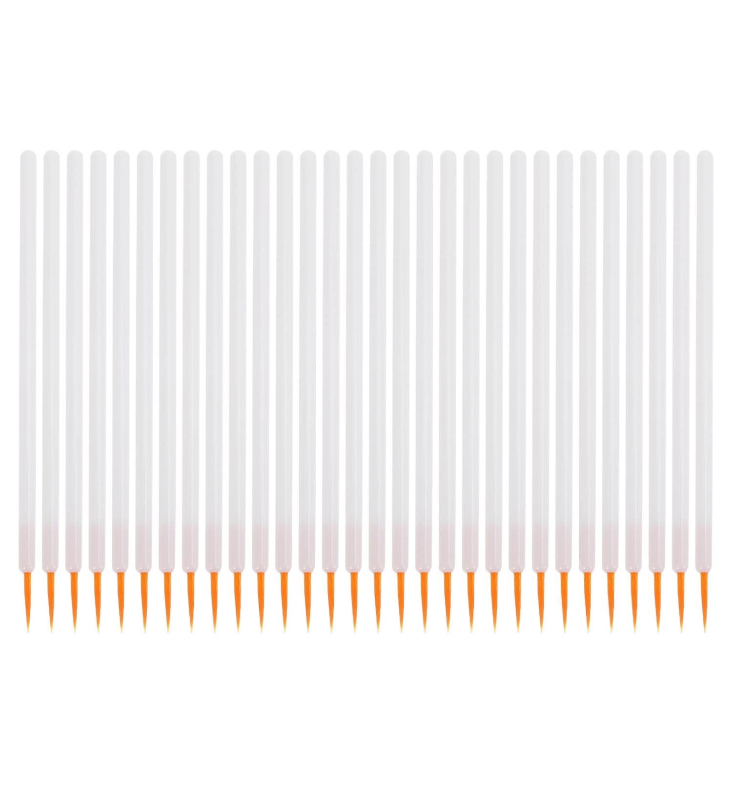 FOMIYES Liquid Eyeliner - 100 Pcs Nylon Fiber Applicators | Safe Eye Makeup Tools for Perfect Eyeliners - Buy Online on SooperMarket.com