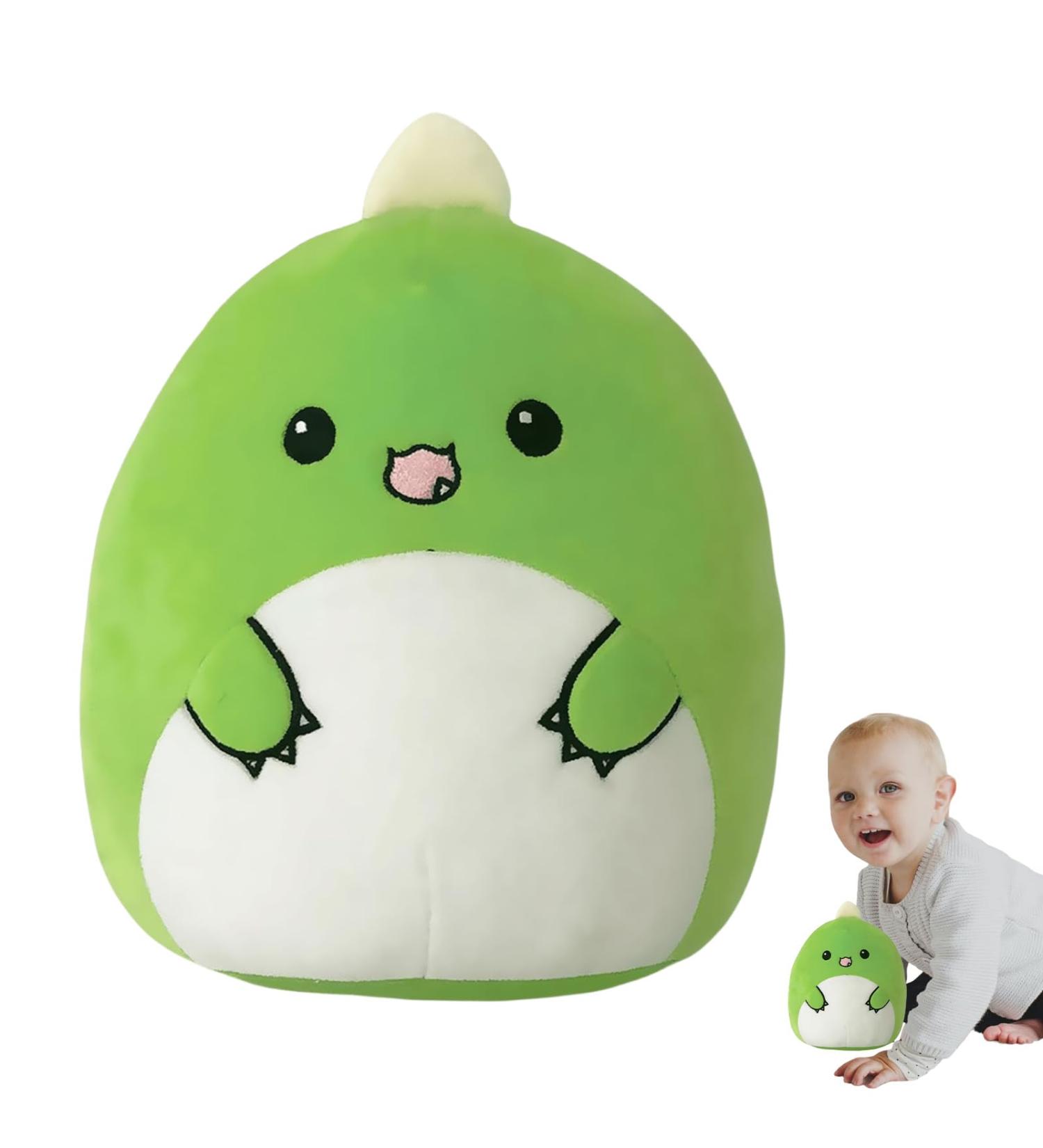 Dinosaur Stuffed Animal Plush Pillow - Cute Hugging Toy for Kids | Perfect Birthday or Valentine's Day Gift - Buy Online on SooperMarket.com