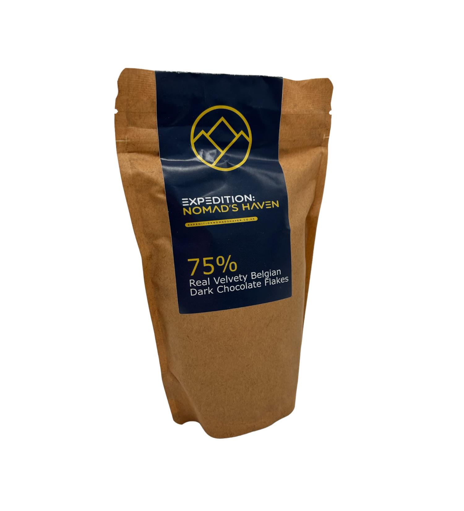 Luxury Hot Chocolate - Real 75% Belgian Chocolate Flakes - Buy Online on SooperMarket.com