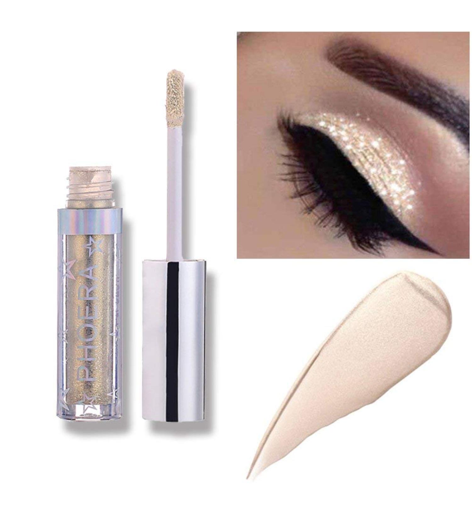 Glitter Eyeshadow Liquid - Shimmer Metallic Eyeliner Makeup Kit | Long Lasting Formula for Multi-Dimensional Eye Looks - Gift A1 - Buy Online on SooperMarket.com
